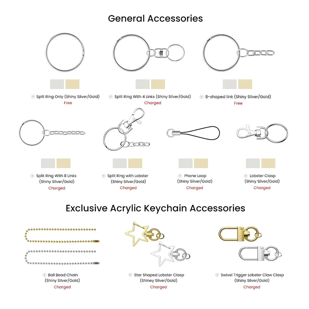 1.25" Custom Acrylic Keychain 11