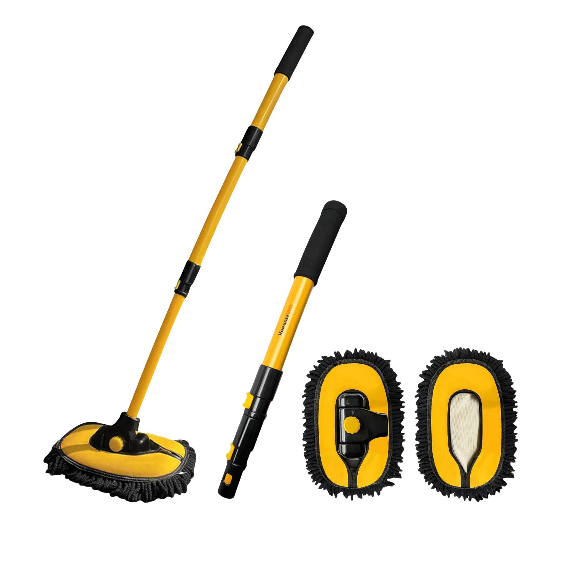 Detachable Chenille Microfiber Car Wash Brush 3