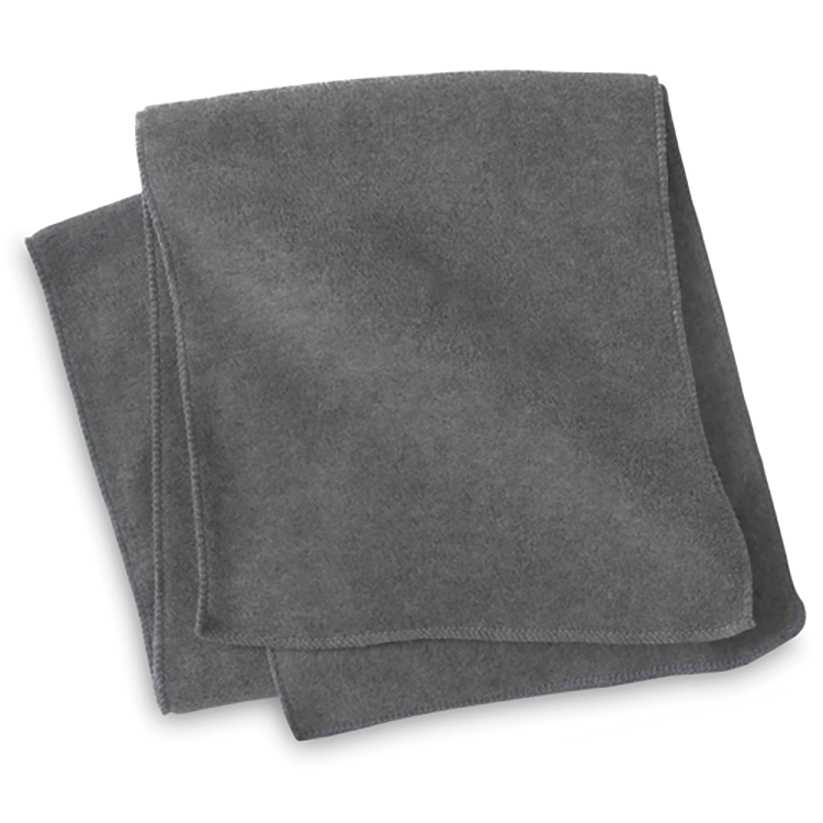 Charcoal Gray Fleece Neck Scarf 2