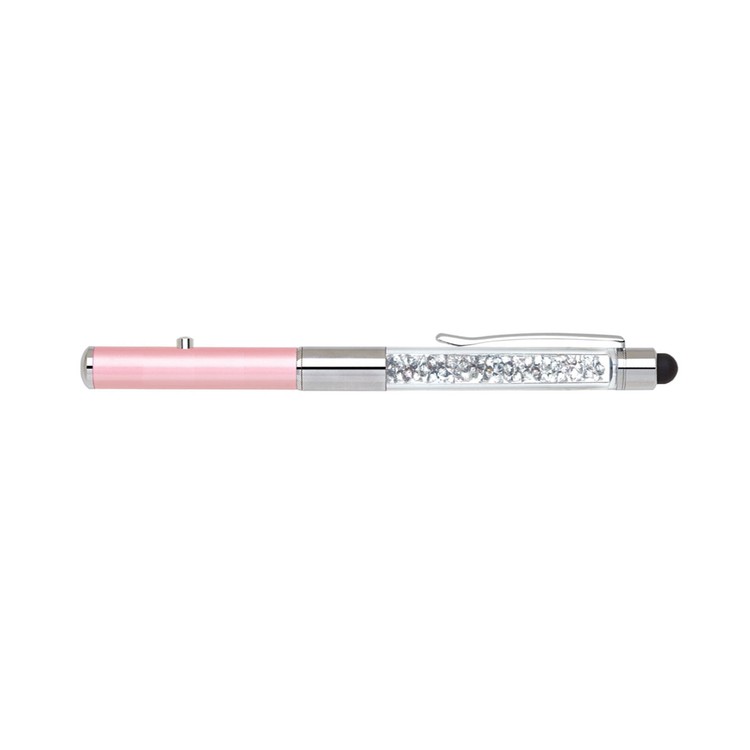 Crystal Stylus Metal Pen with Laser Pointer 5