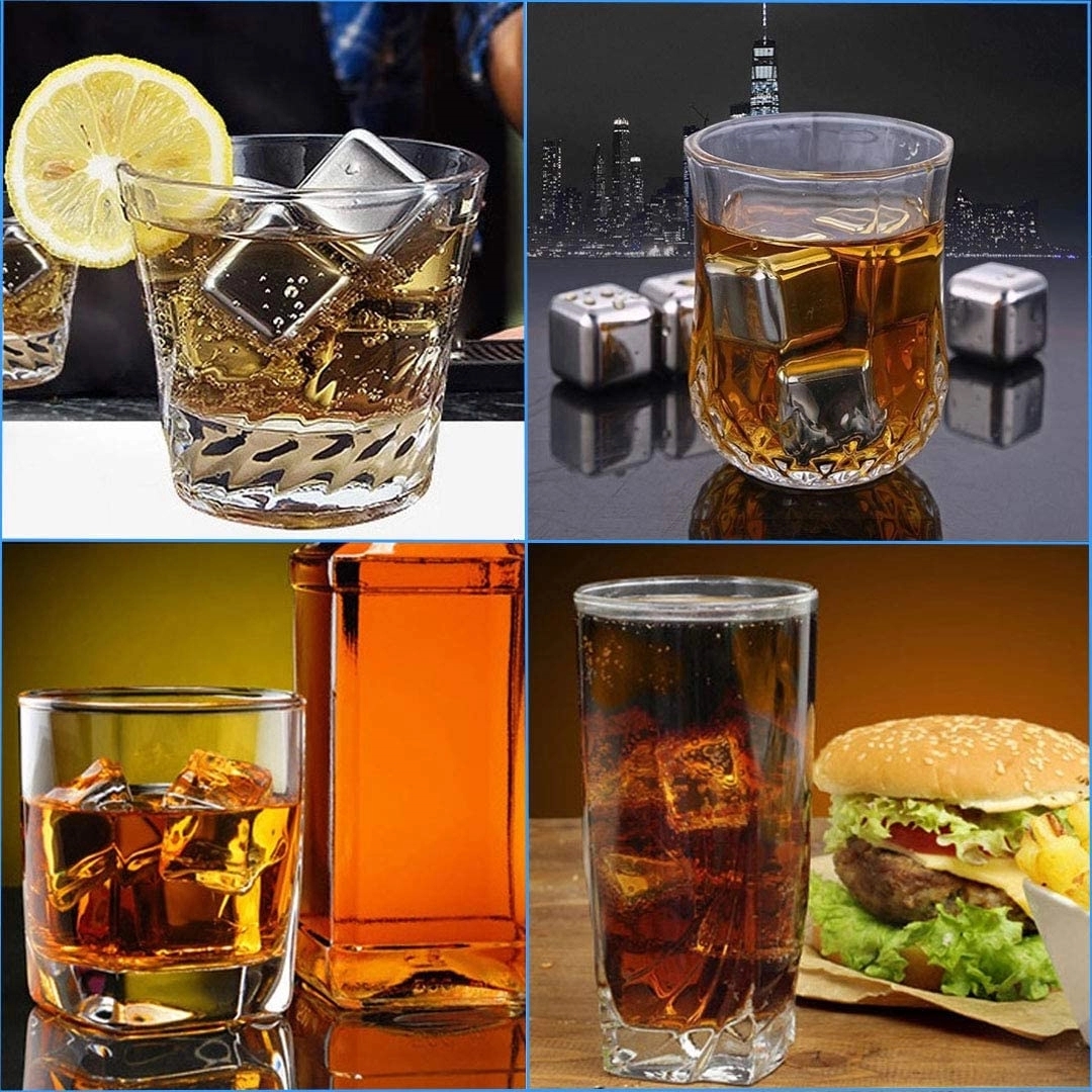 304 Stainless Steel Ice Cube Metal Gift 4