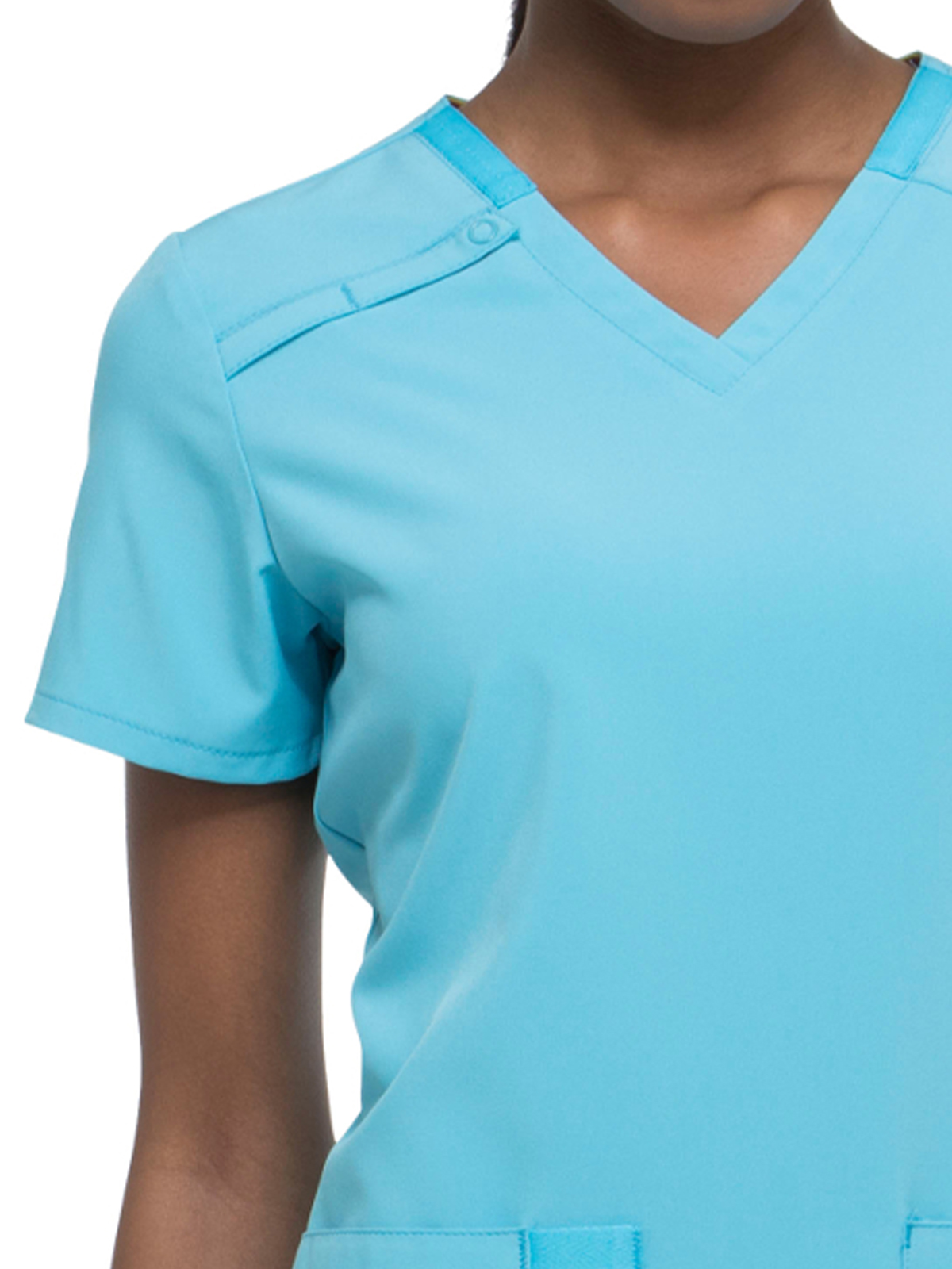 Dickies Medical - EDS Essentials - Women's 2-Pocket Contemporary V-Neck Top 5