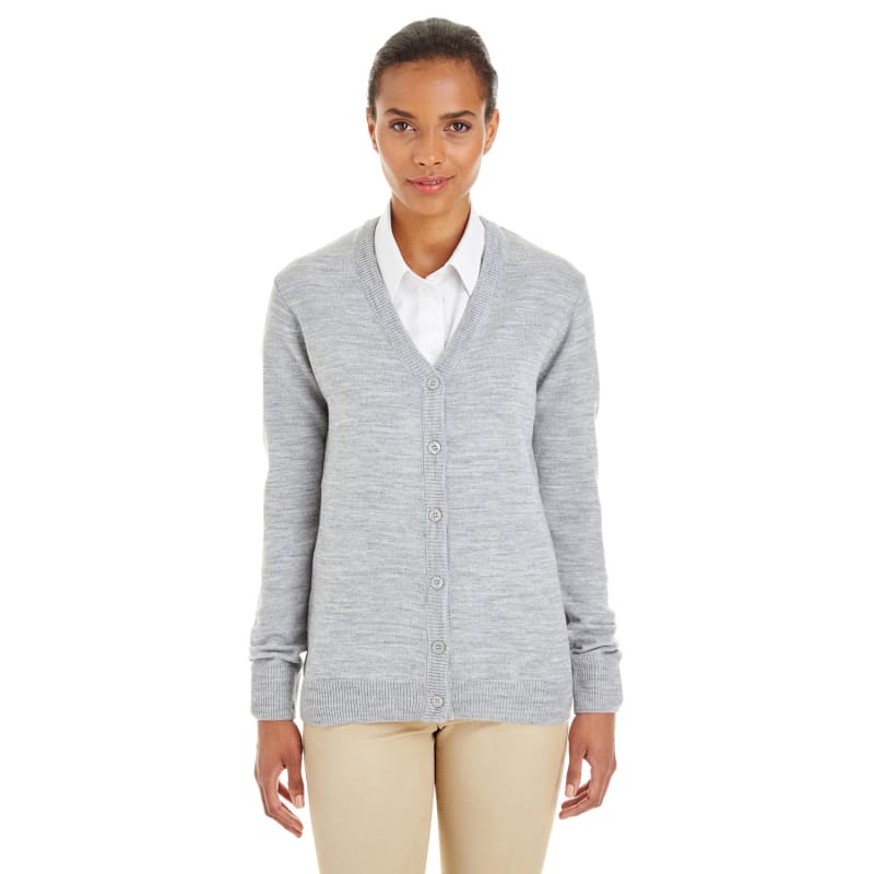 Harriton Ladies' Pilbloc™ V-Neck Button Cardigan Sweater 17