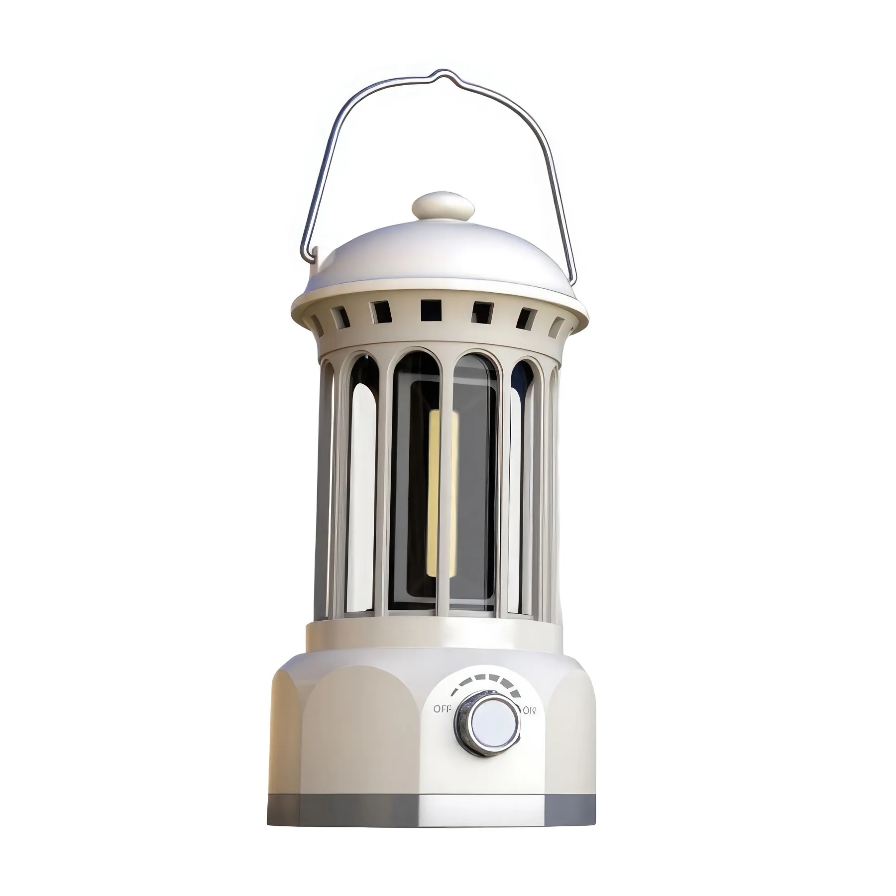 Retro Outdoor Camping Light Picnic Lantern AA/Li-ion Battery 2