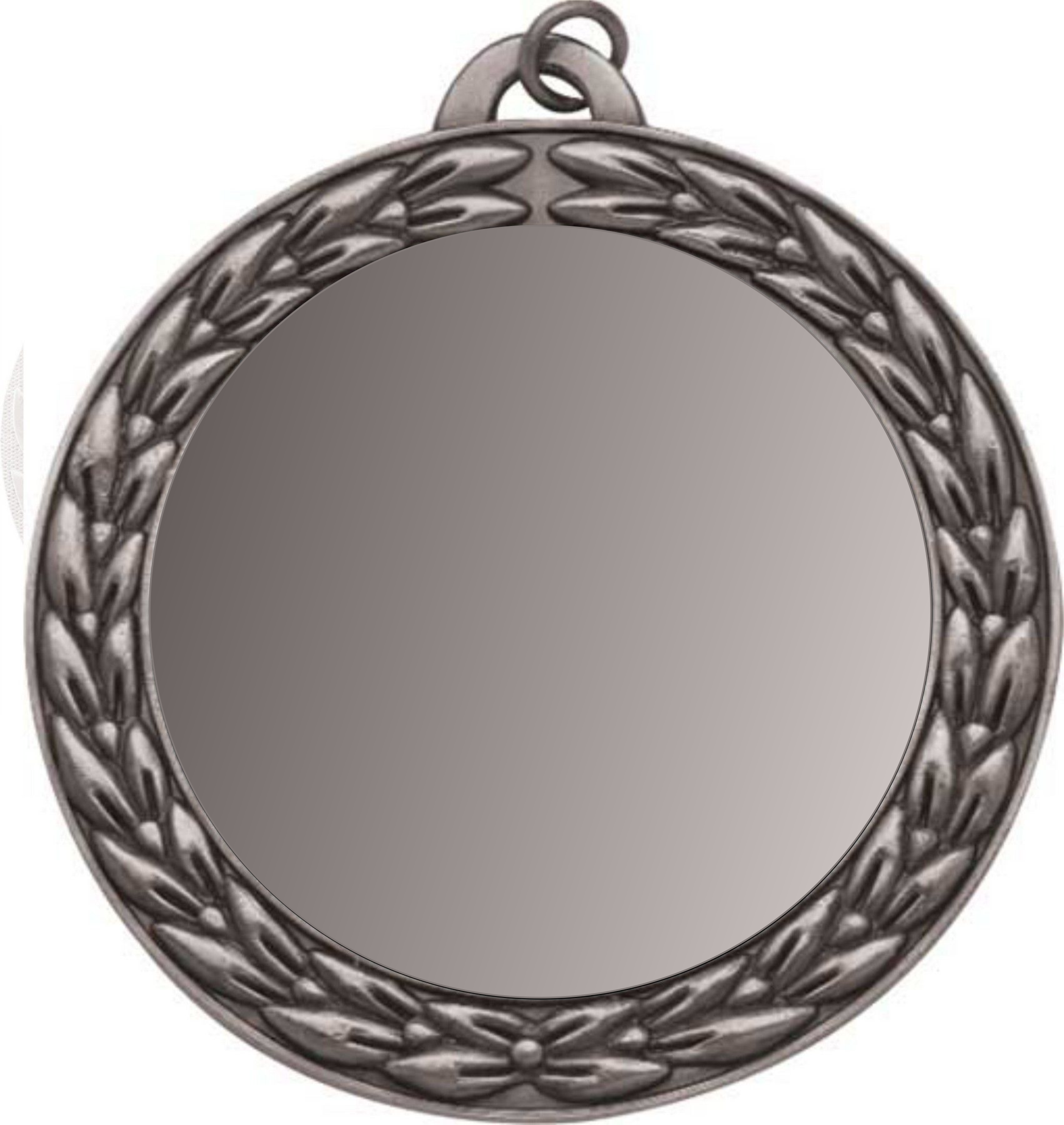 2 3/4" Antique Silver Insert Medal 8