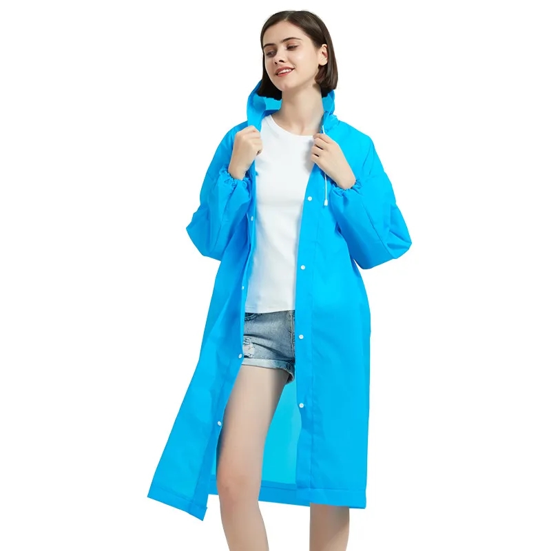 Reusable EVA Raincoat For Kids & Adults 3