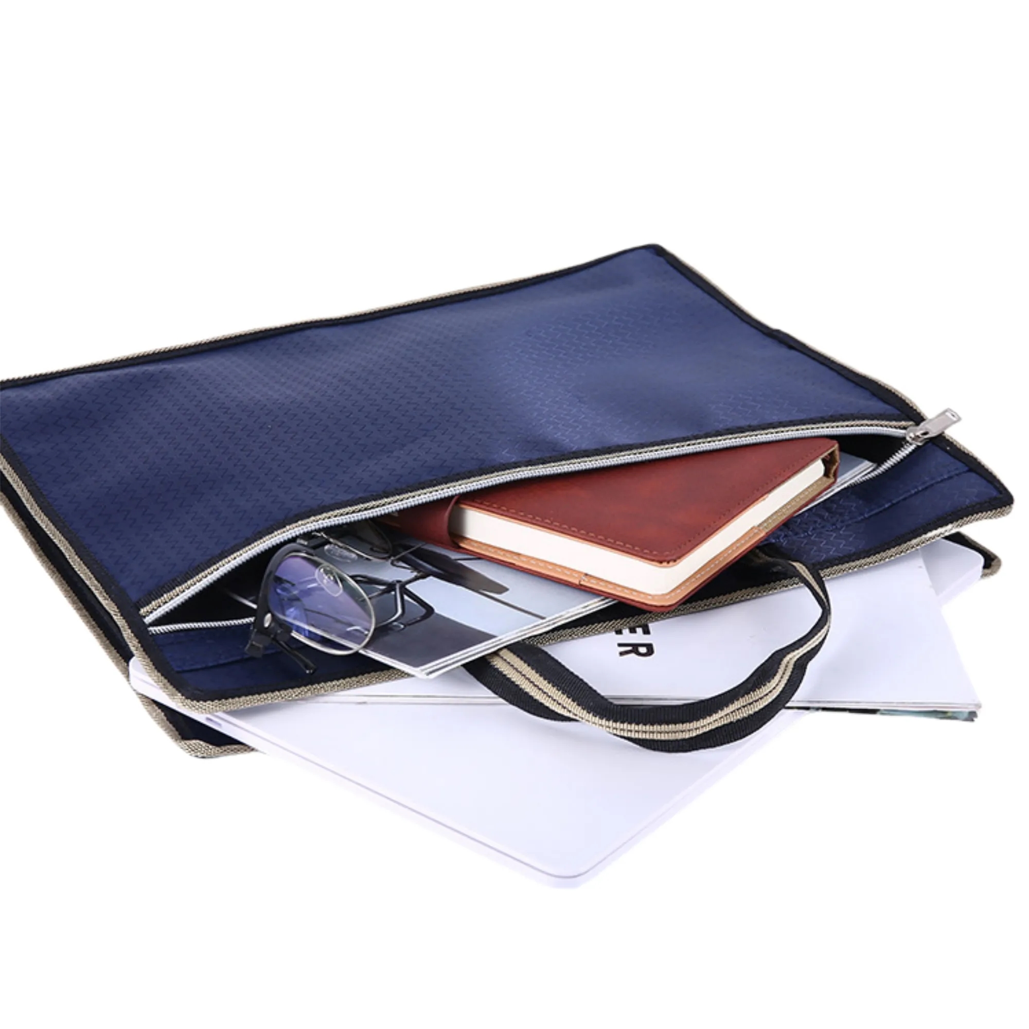 Oxford Fabric Zippered Document Tote Bag 4