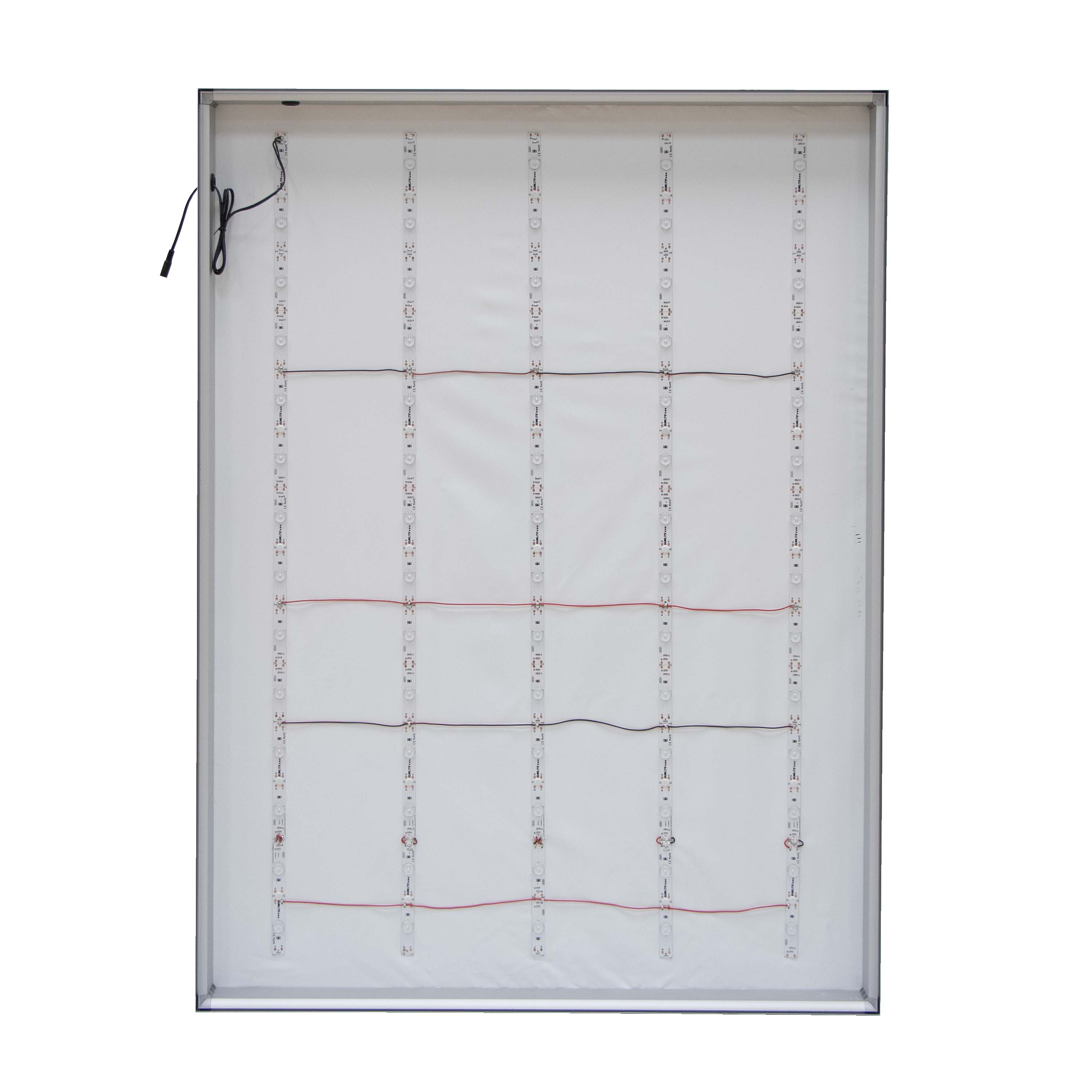 36" x 48" Standard SEG Glo Wall Mount Hardware 5