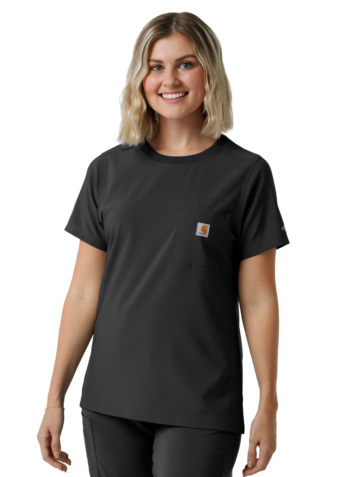 Carhartt Scrubs - Force Cross-Flex - Women's One-Pocket Crew Neck Scrub Top 18