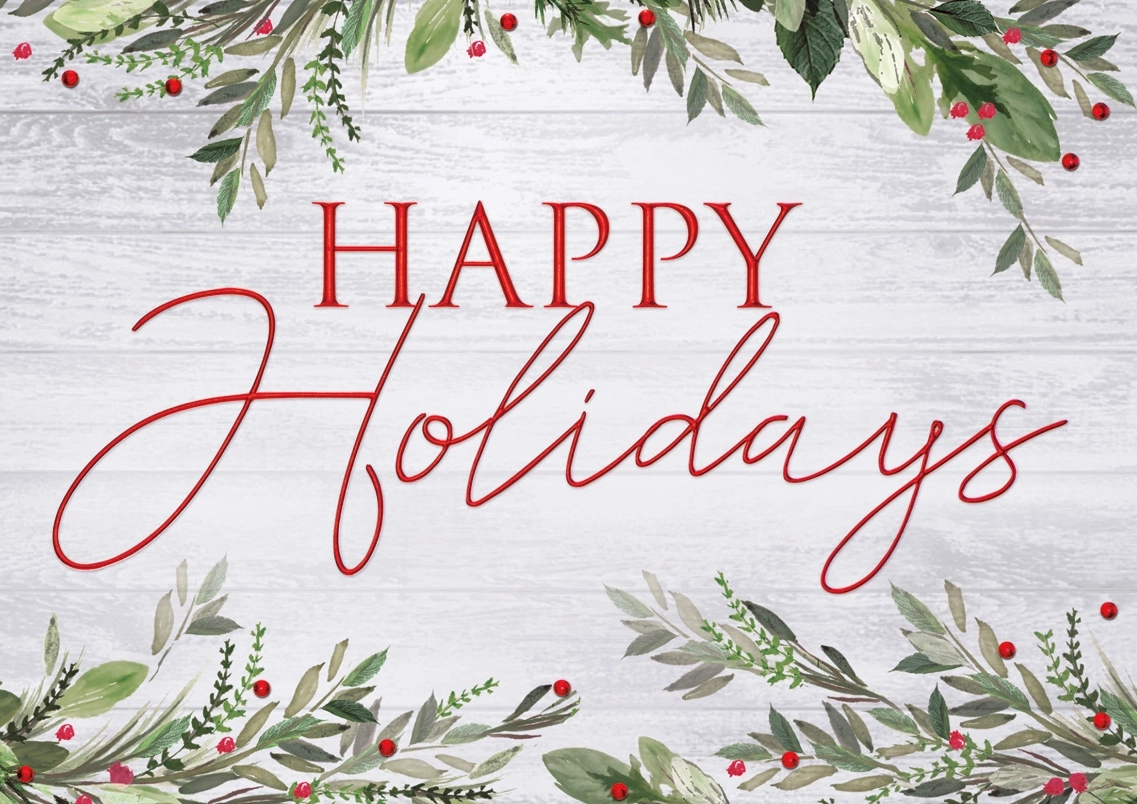 Rustic Display Holiday Cards 2