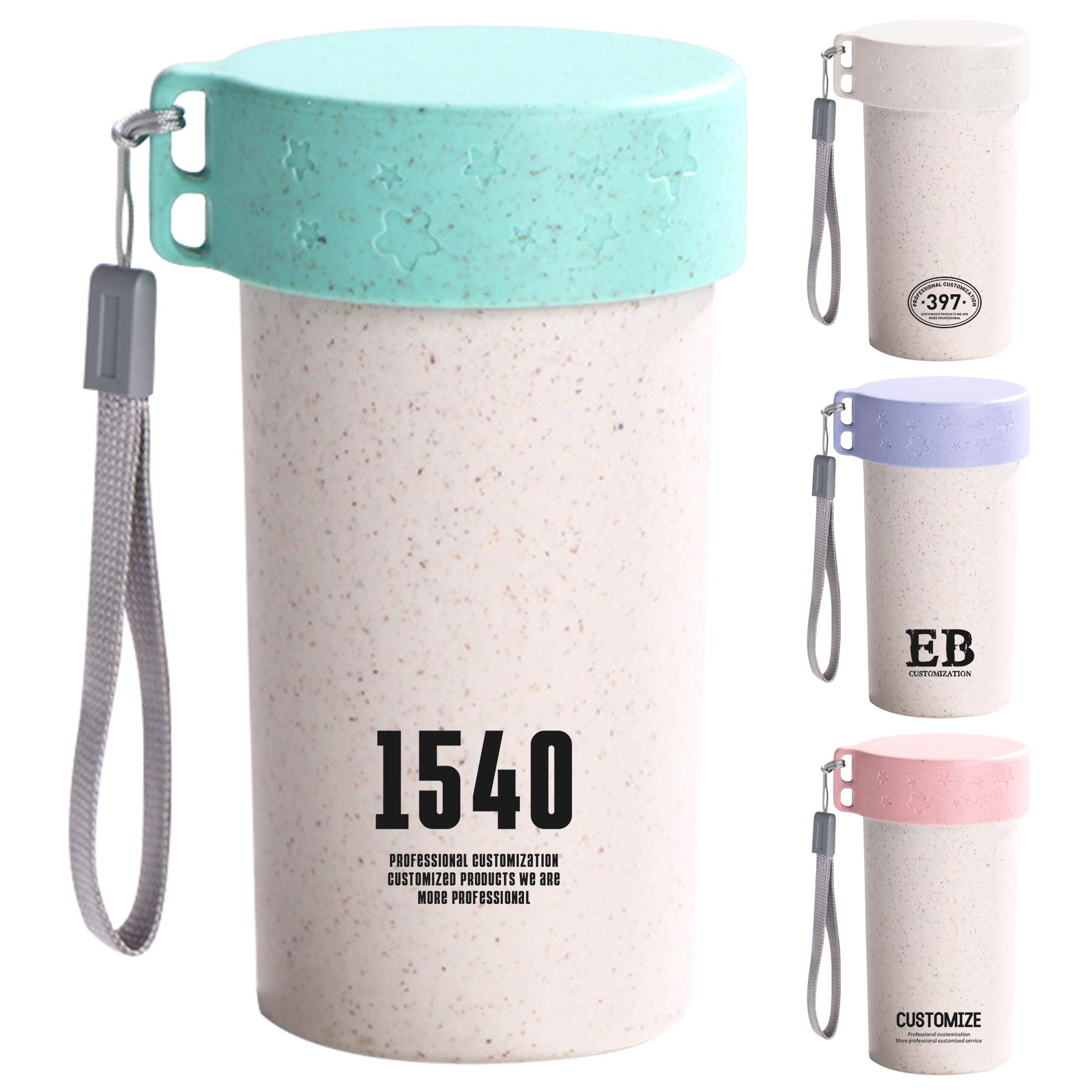 Reusable Travel Mug with Lanyard 2