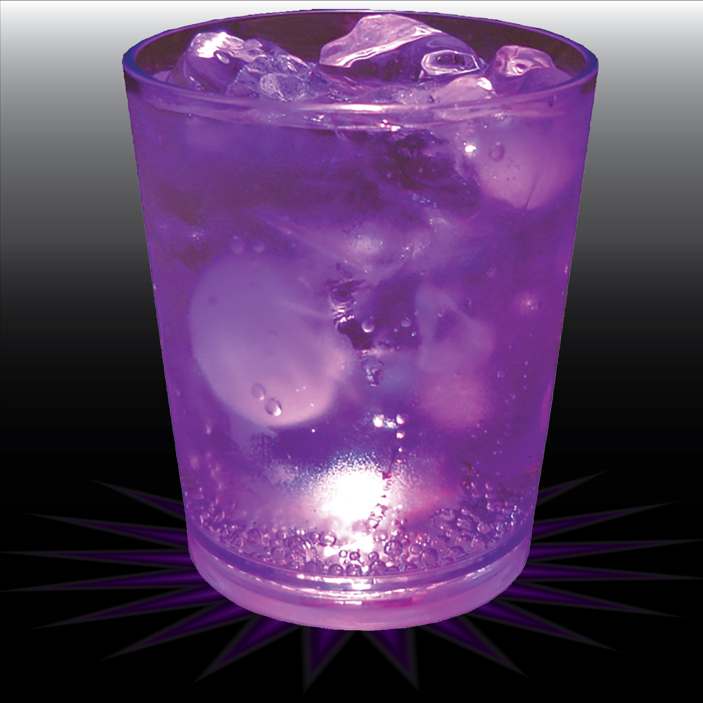 12oz Single Light Plastic Rocks Cup 23
