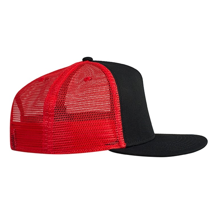 OTTO CAP® OTTO SNAP 5 Panel Pro Style Mesh Back Trucker Snapback Hat 27