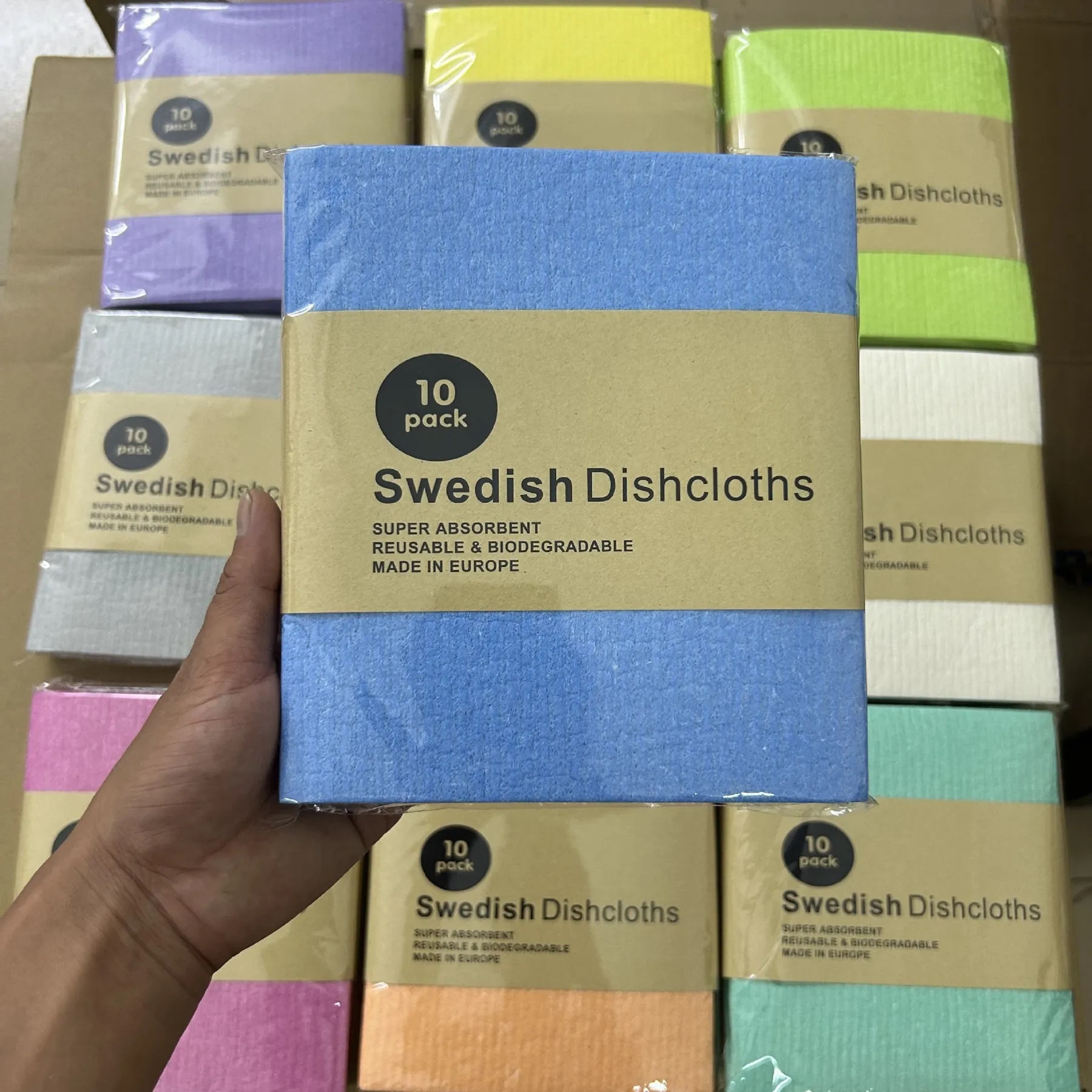 Solid Color Degradable Napkins Cloth 12