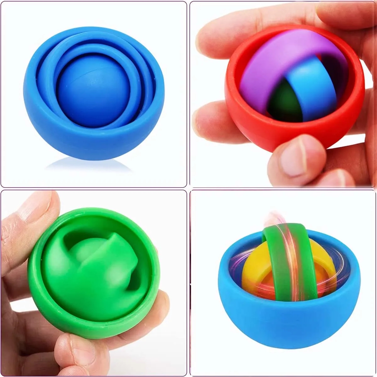 Fidget Gyroscope 3D Decompression Ball 3