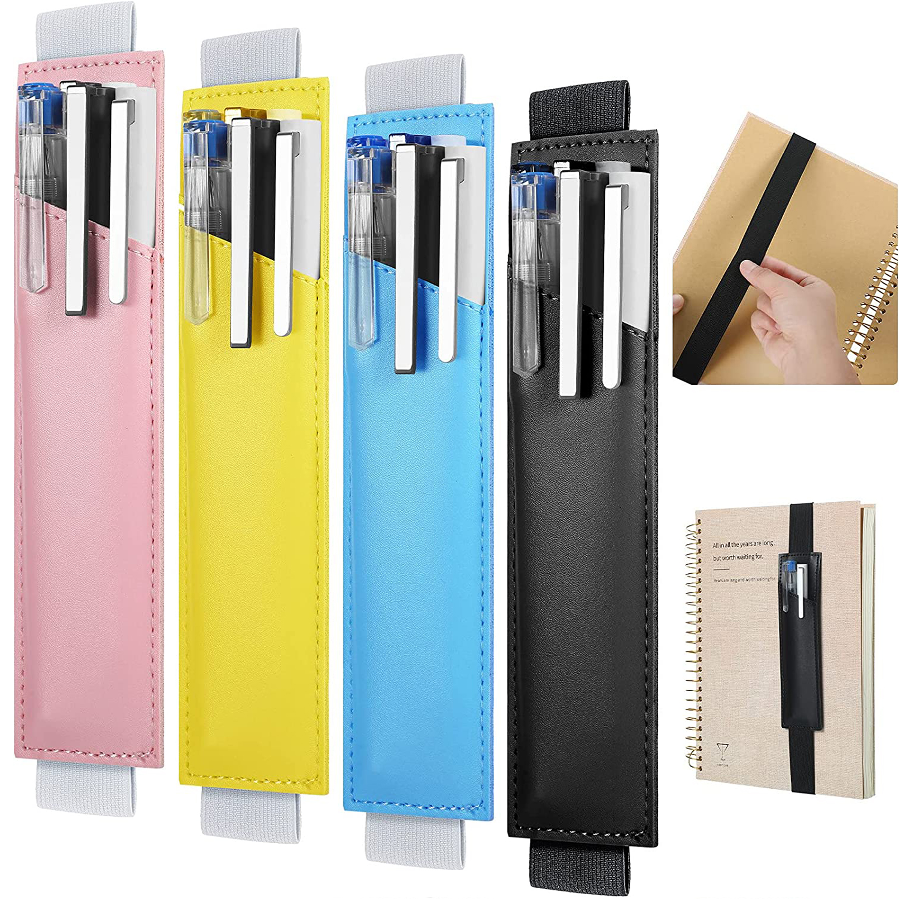 Adjustable Elastic Band Pen Holder 2