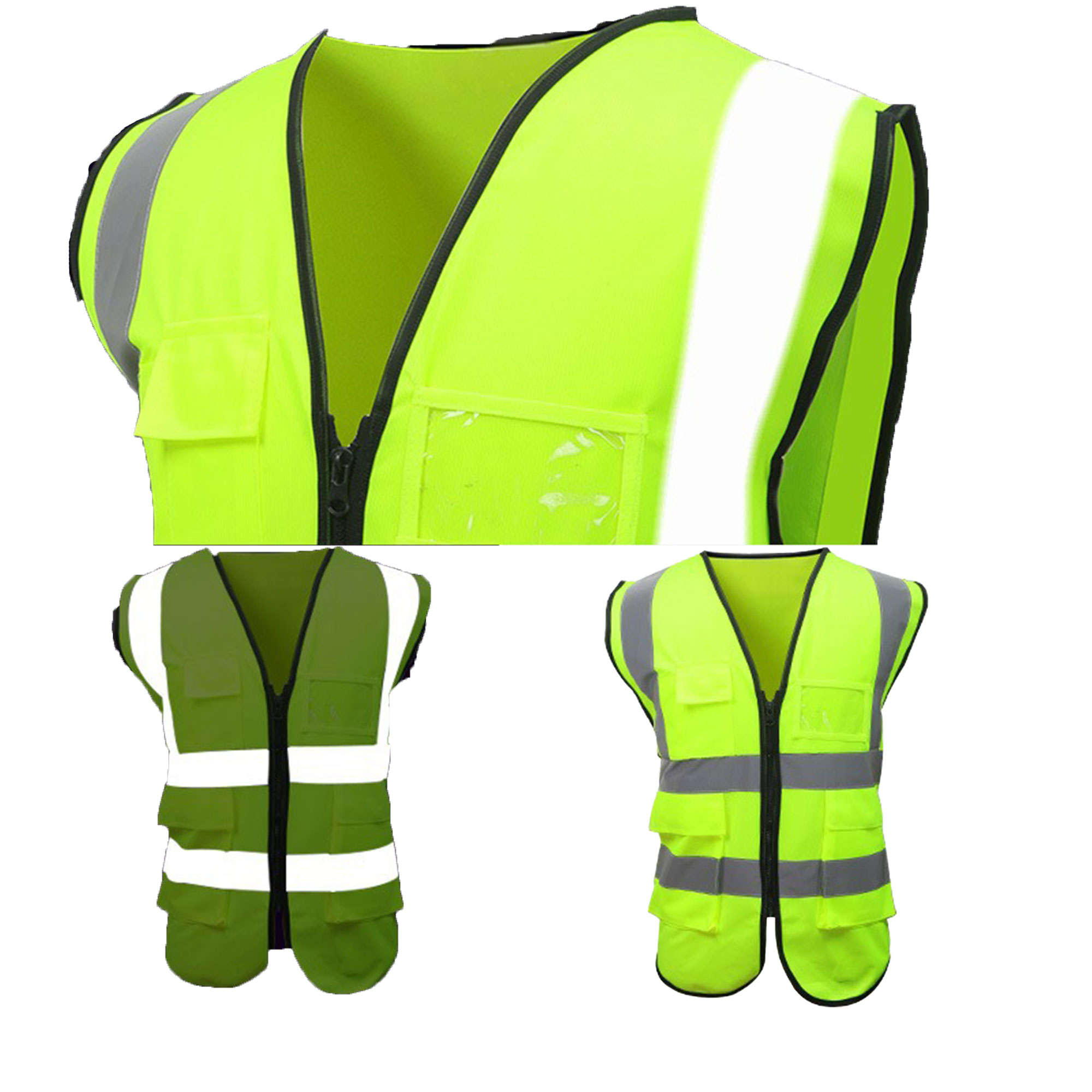 Reflective Vest With Multiple Pockets 2