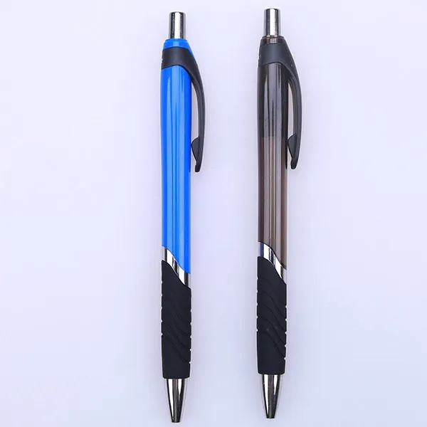 Colored Turbo Pen with Rubber Grip 4