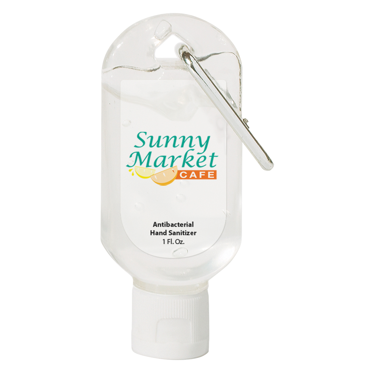 1 Oz. Hand Sanitizer With Carabiner 2