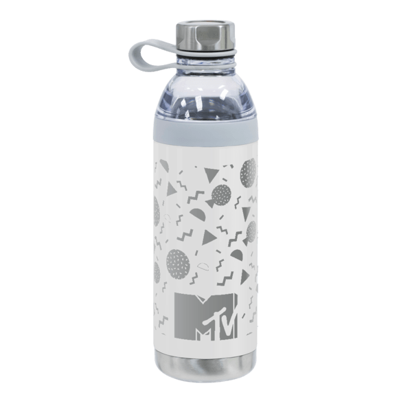 Dual Opening Stainless Steel Water Bottle - 20 Oz., custom water bottle with logo imprint 33