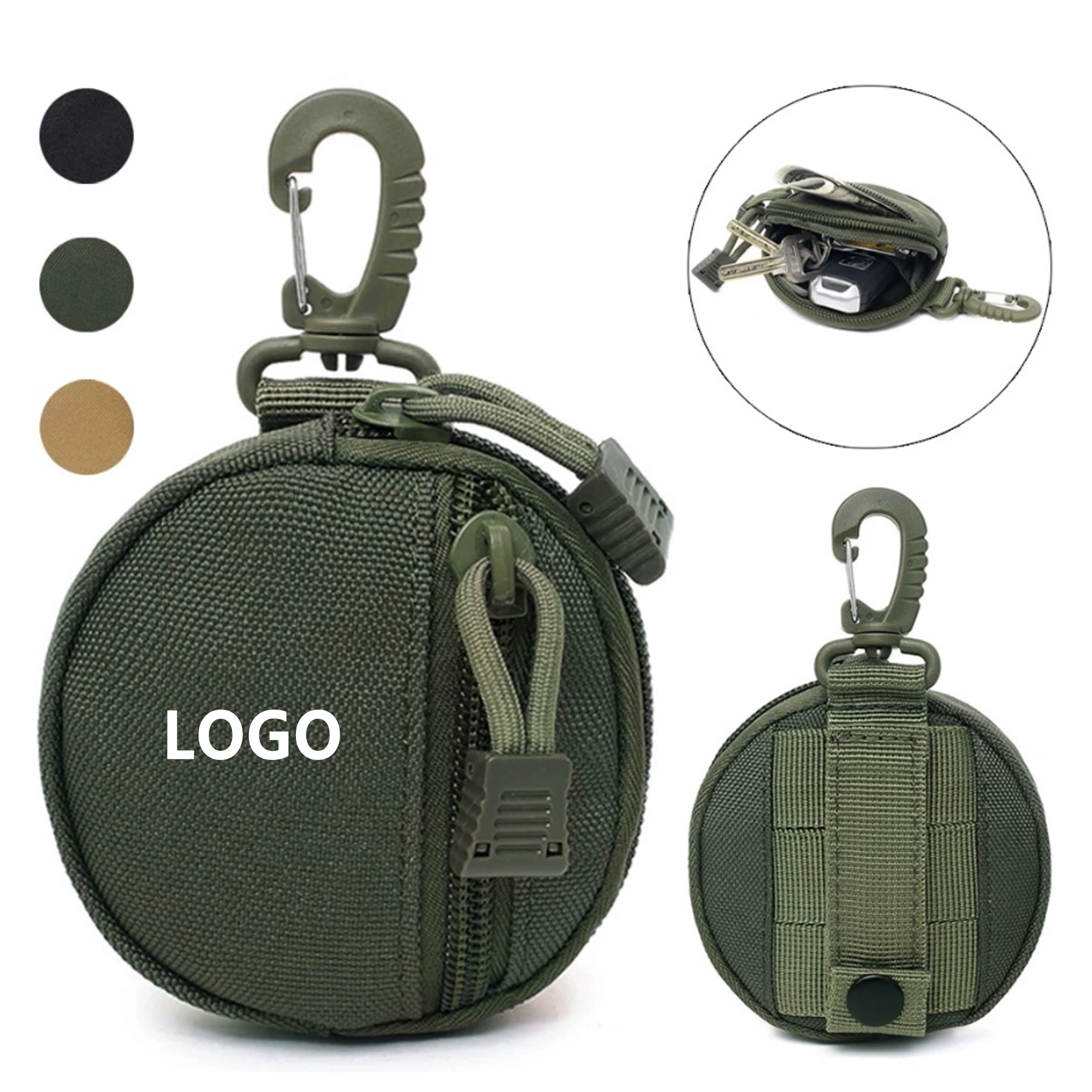 Portable Round Tactical Hanging Bag 2