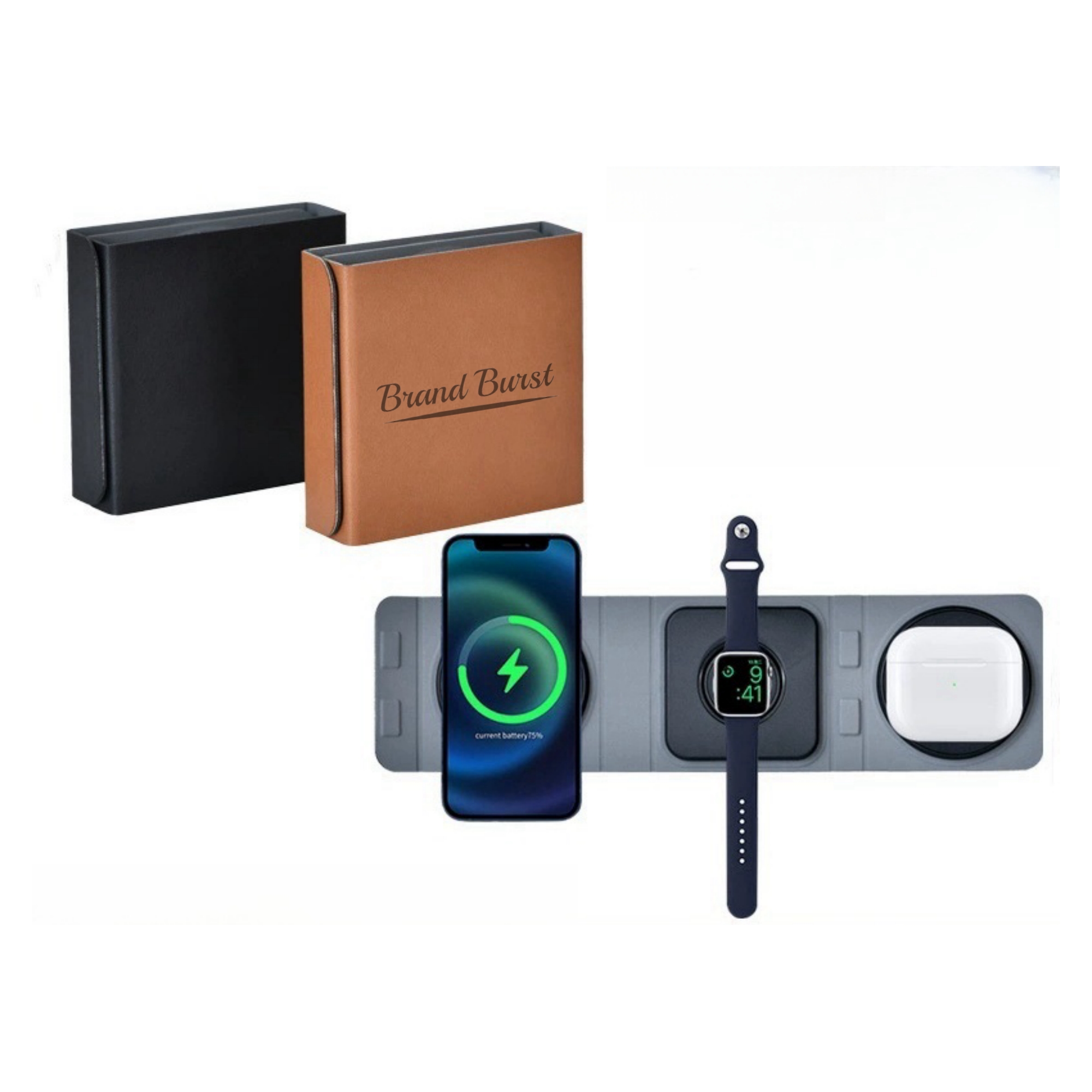 3 In 1 Foldable Magnetic Wireless Charger Station