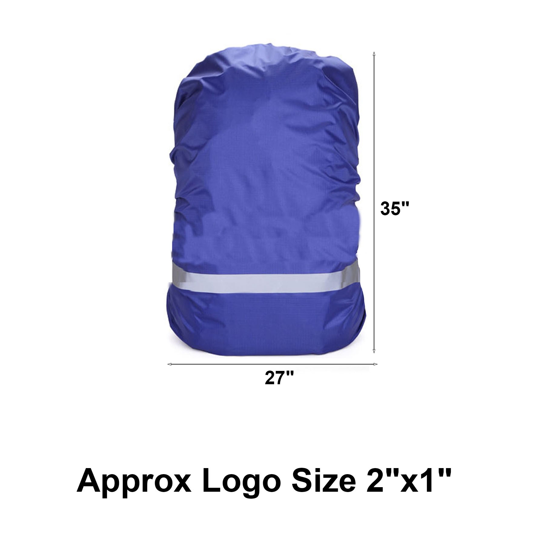 Visibility Reflective Strip Backpack Rain Cover 2