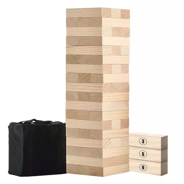 7.7''Giant Tumble Tower Set With Storage Bag 5