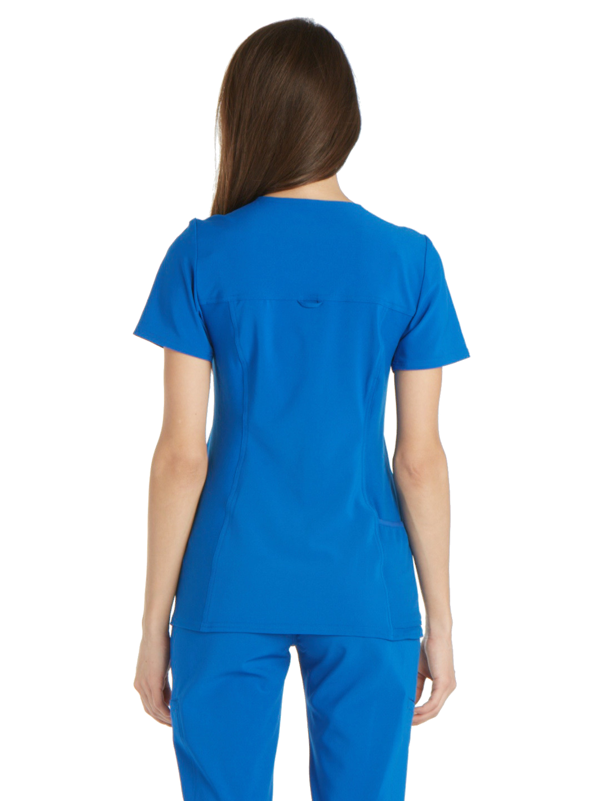 Cherokee - iFlex - Women's 2 Pocket V-Neck Knit Side Panel Top 11