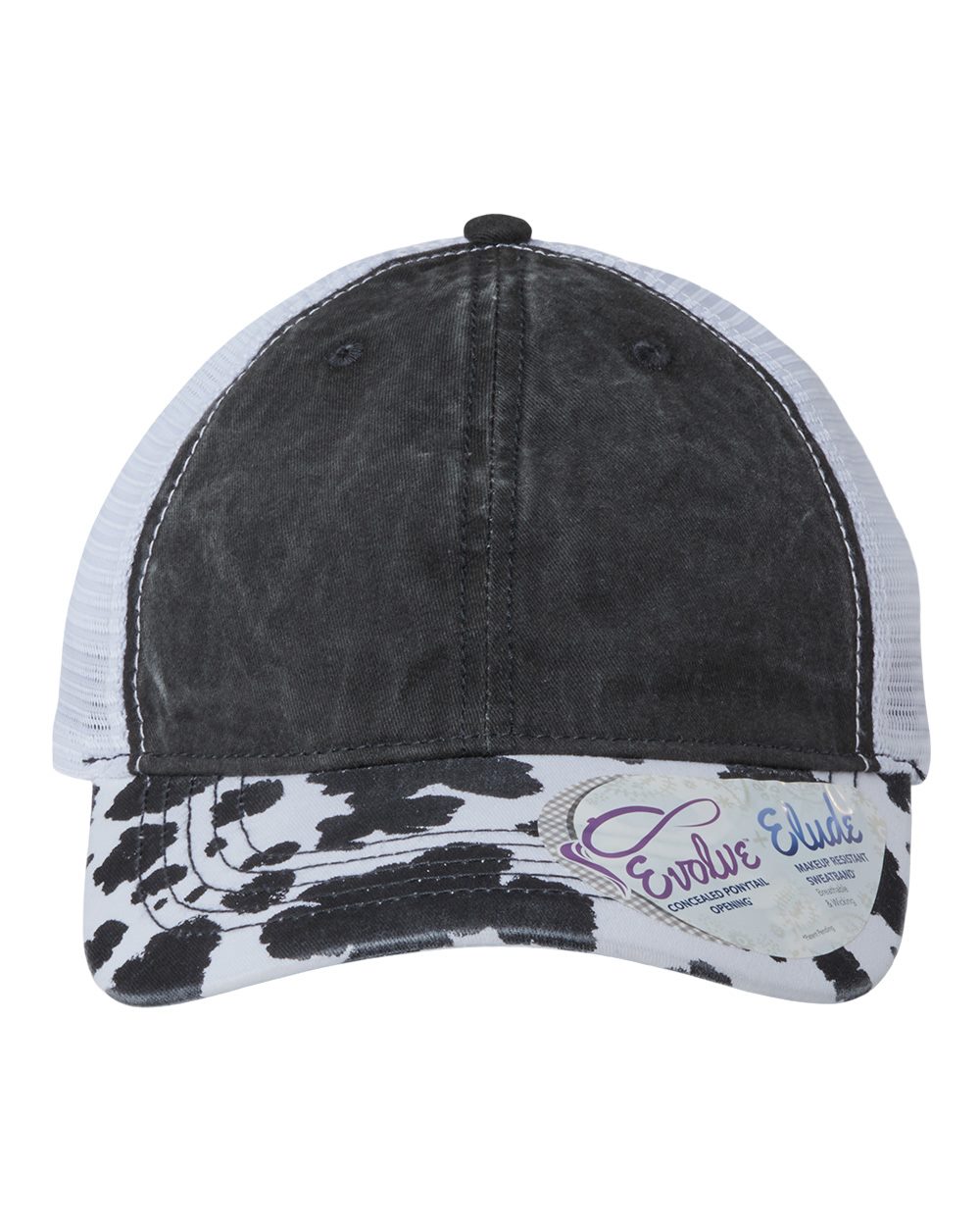 Women's Printed Bill with Mesh Back Cap - JANET 16