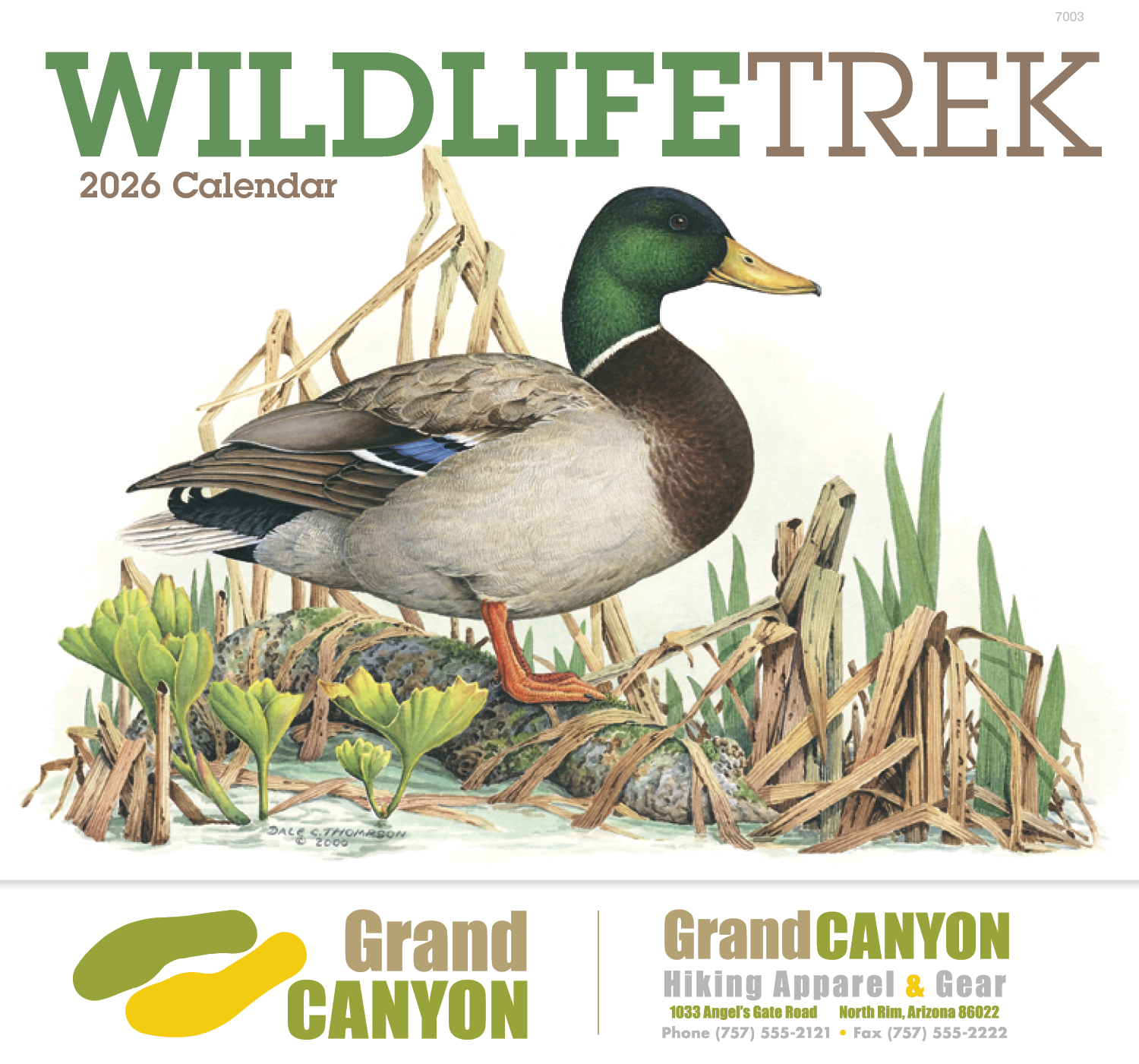 Good Value™ Wildlife Trek - Stapled Calendar 19