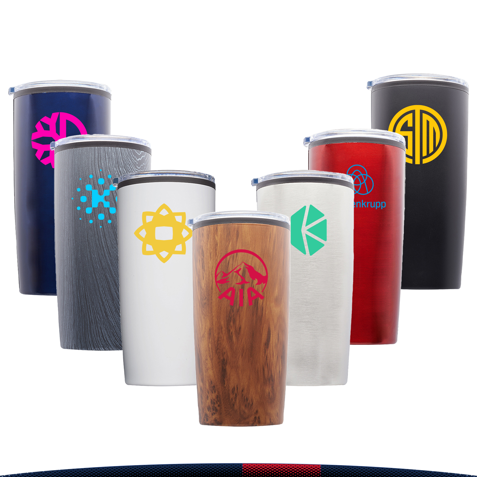 20 oz. Travel Plastic Tumblers 8
