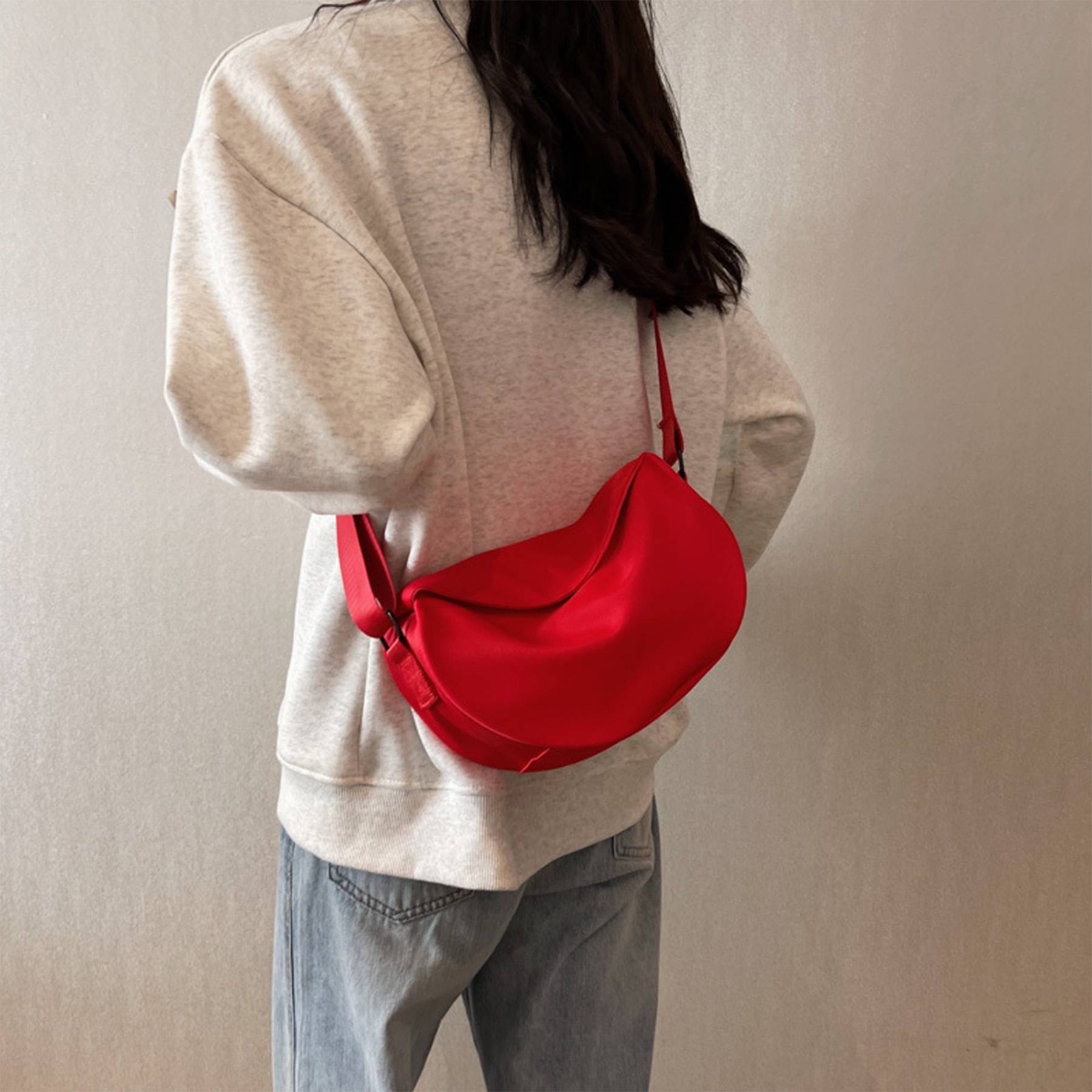 Women Shoulder Bag with zipper Work Beach Travel 2