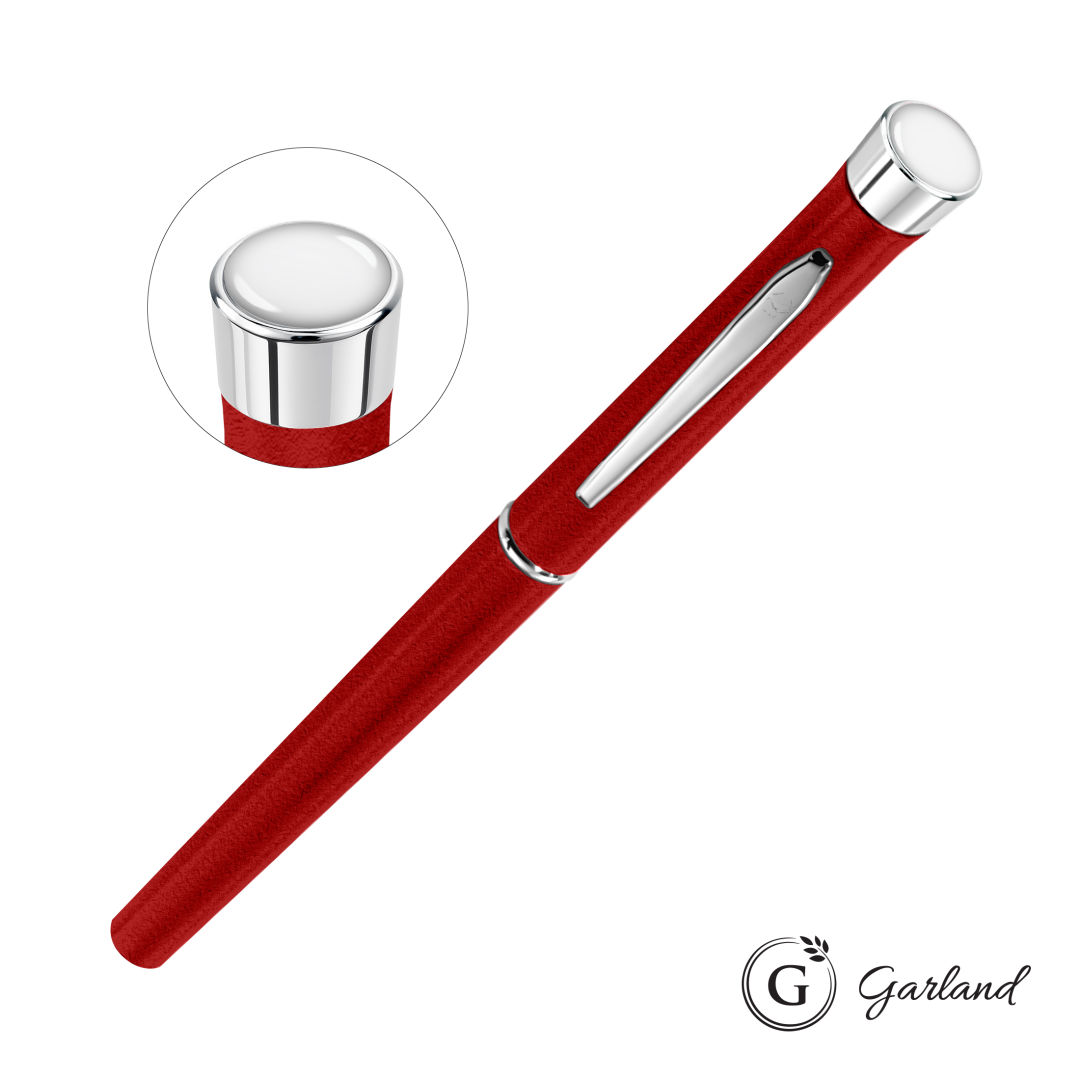 Garland® Tactical Custom Textured Rollerball Pen - Chrome 6