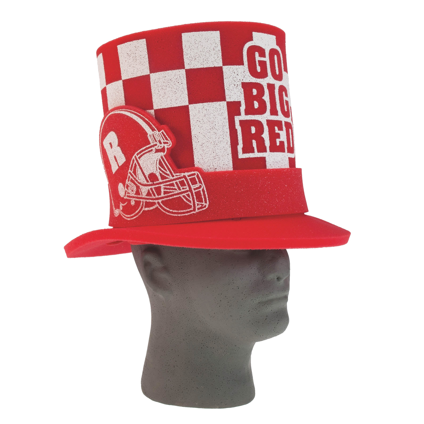 13" Foam Fan Hat, Football Helmet Band 10