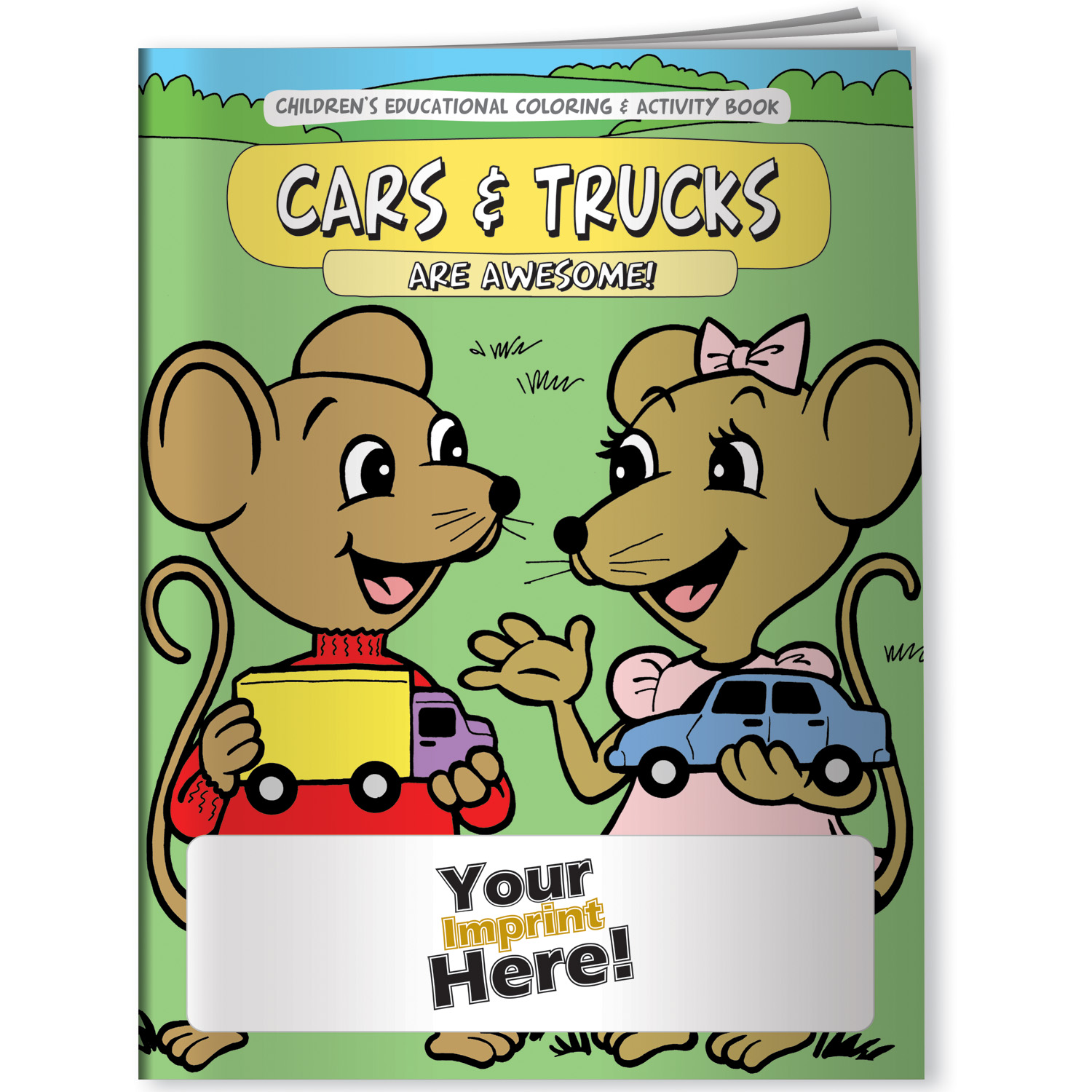 Coloring Book - Cars and Trucks Are Awesome! 2