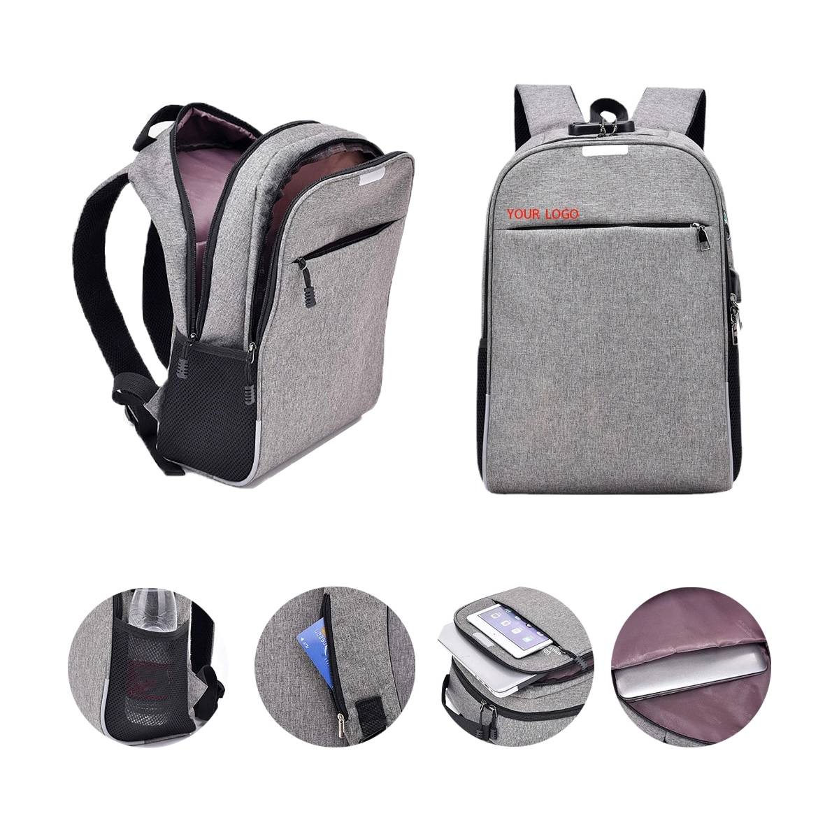 Laptop Backpack With Usb 2