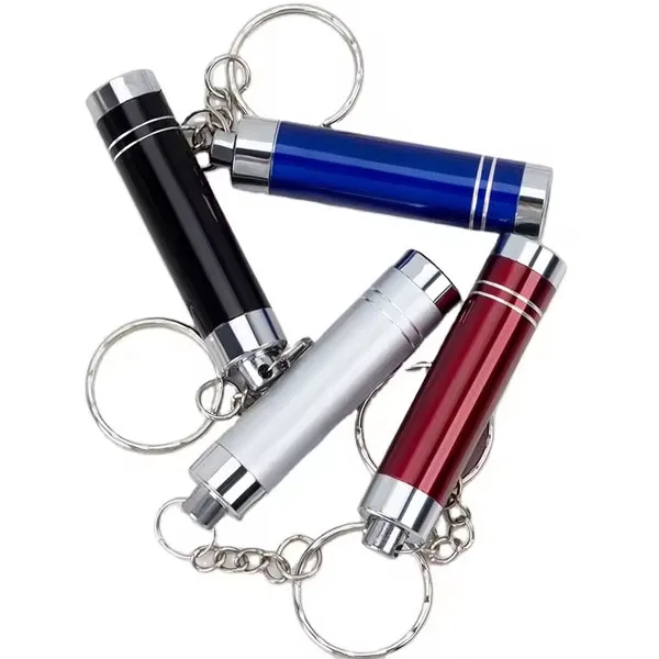 Mini LED Flashlight Aluminum Alloy Keychain 3