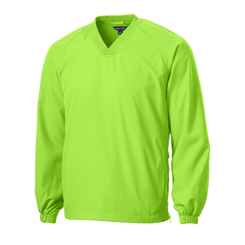 Sport-Tek Sport-Tek V-Neck Raglan Wind Shirt 4