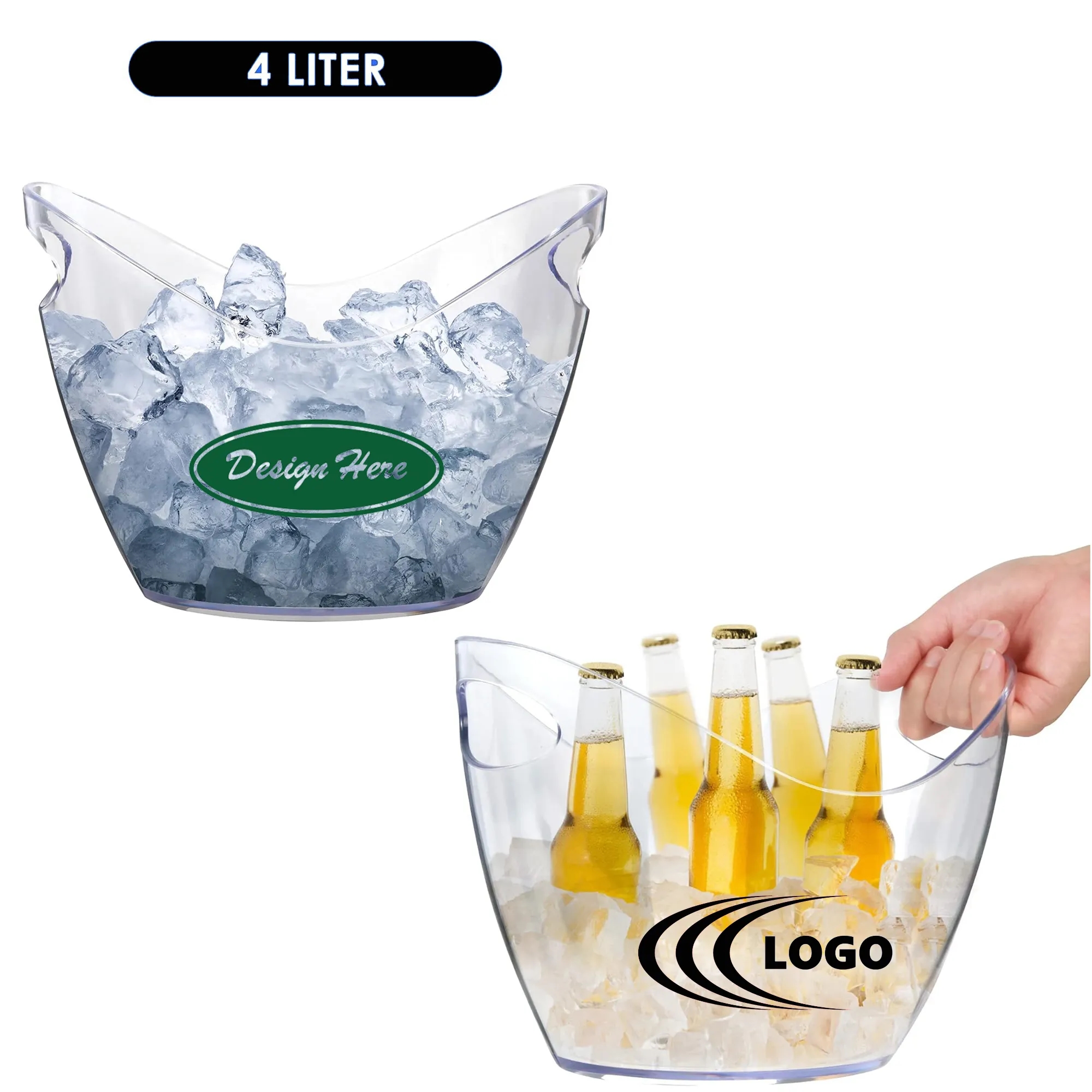 4 Liter Champagne Tub Ice Wine Bucket 2