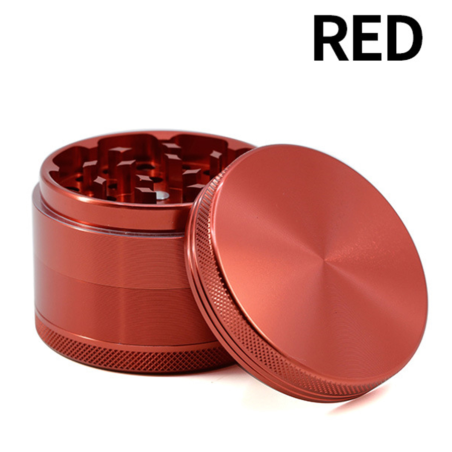 Premium Aluminum Alloy Herb Grinder – 2.45" 4-Piece Metal Design with Pollen Catcher 21