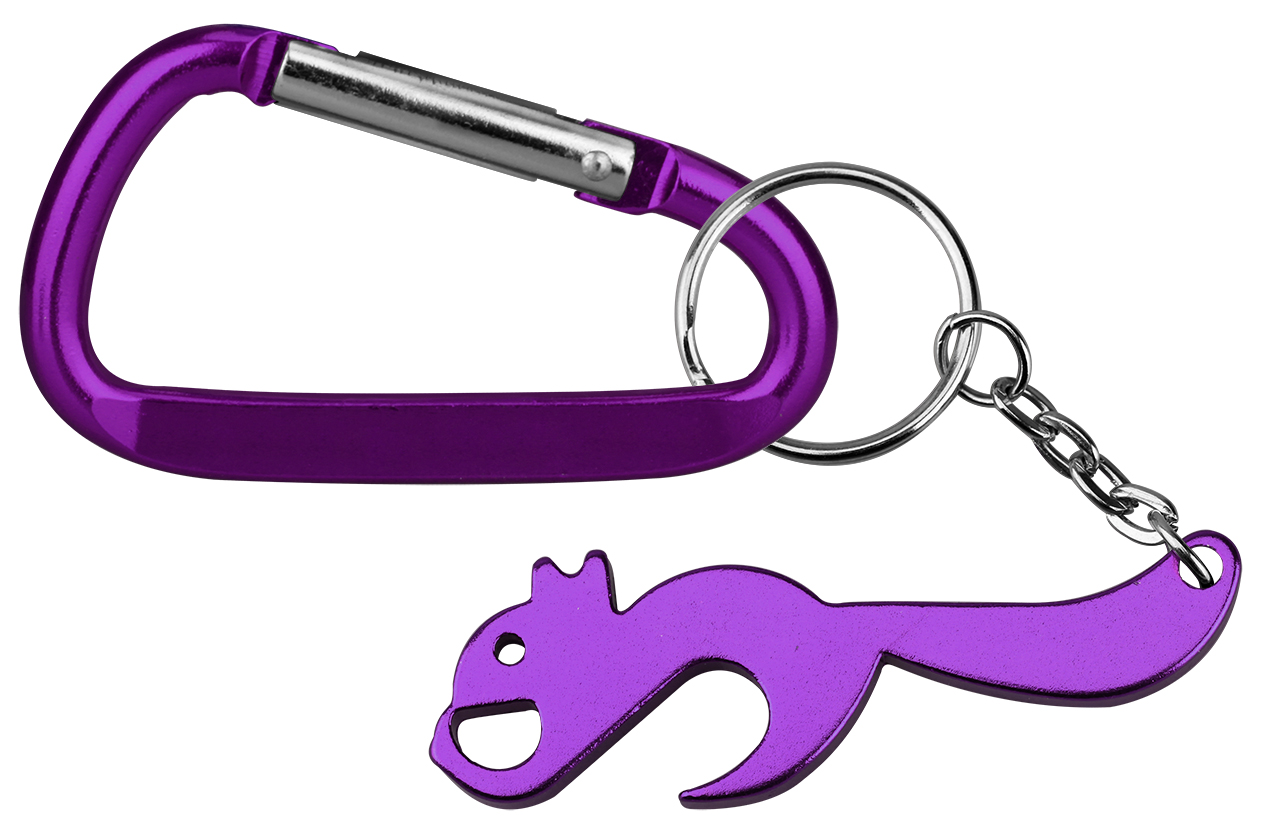 Squirrel Shape Bottle Opener with Carabiner 5