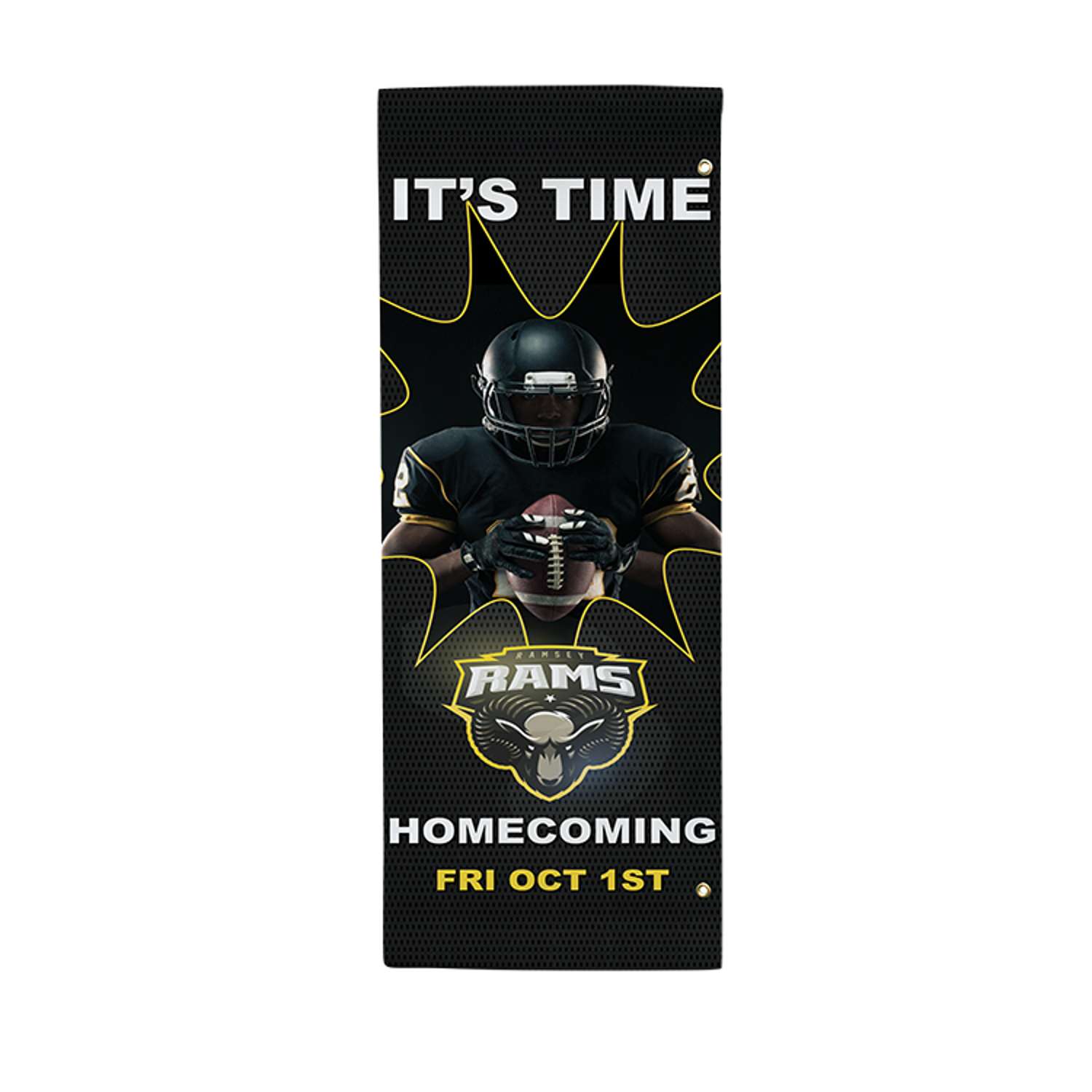 18" x 48" Vinyl Boulevard Banner Single-Sided