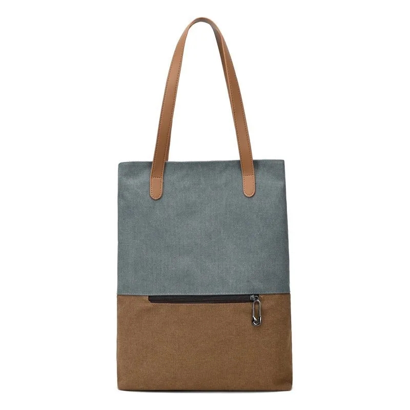 Simple Vintage Canvas Tote Bag 5