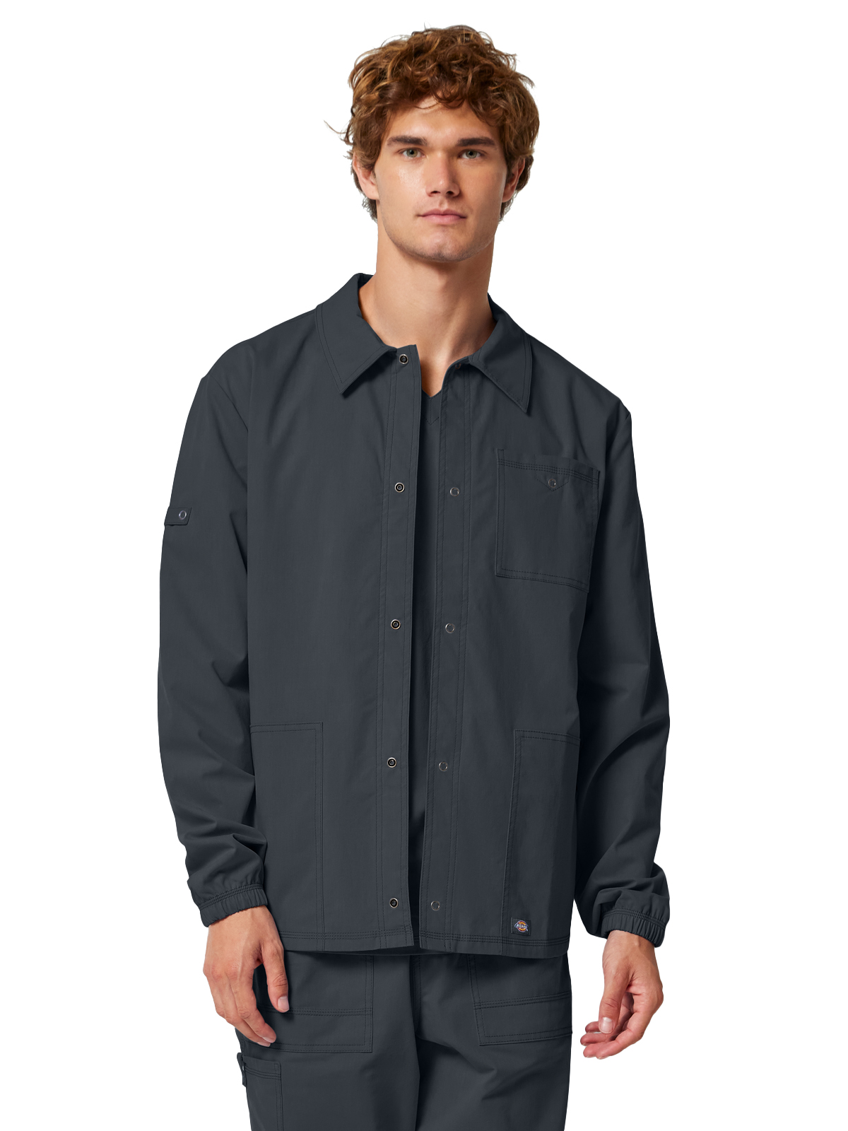 Dickies Medical - Forge - Men's 3-Pocket Snap Front Jacket 5