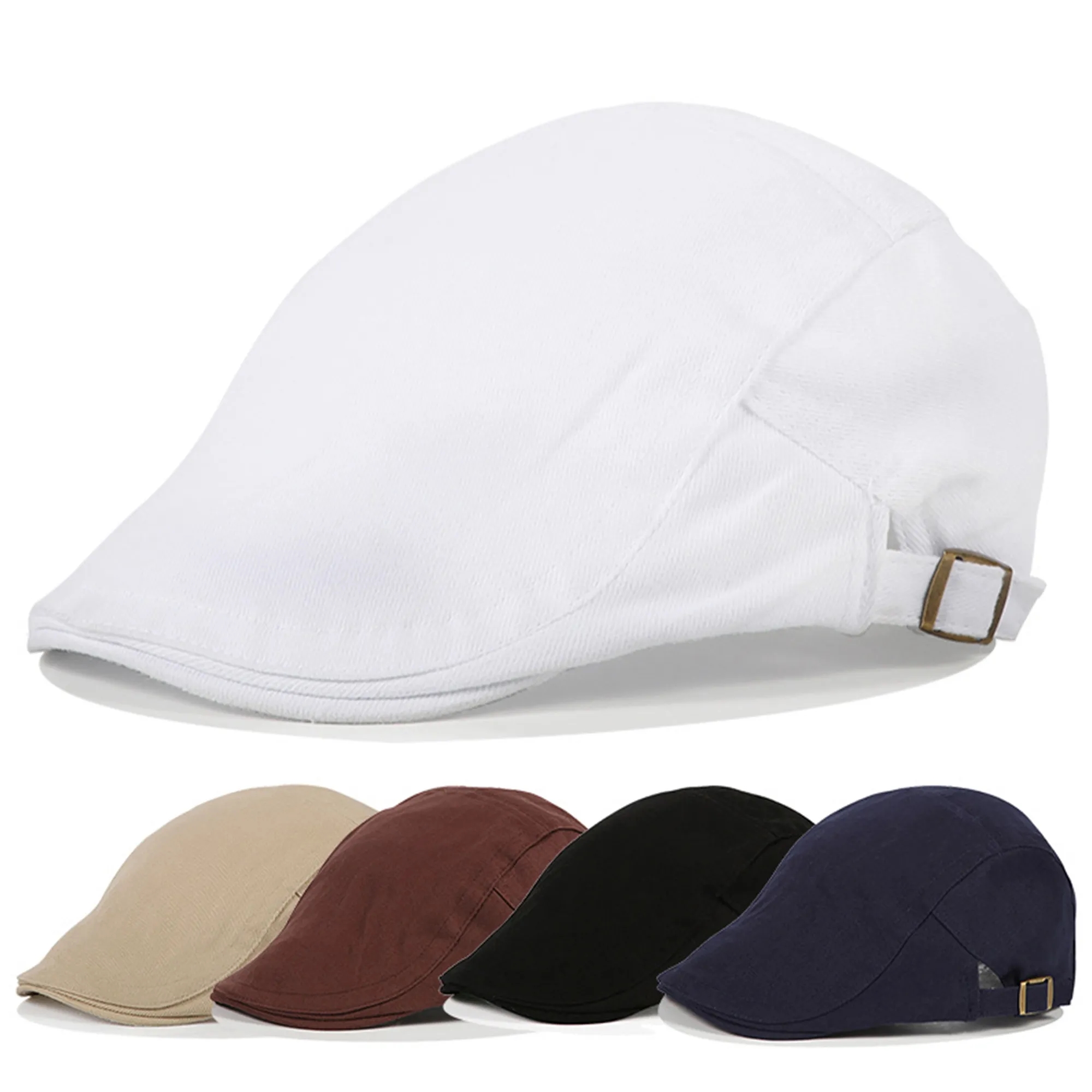 Cotton Newsboy Cap 3