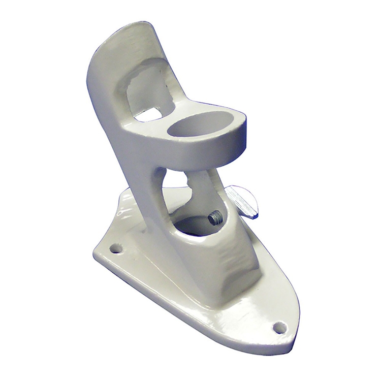 1" 2-Position White Aluminum With Thumb Screw 1