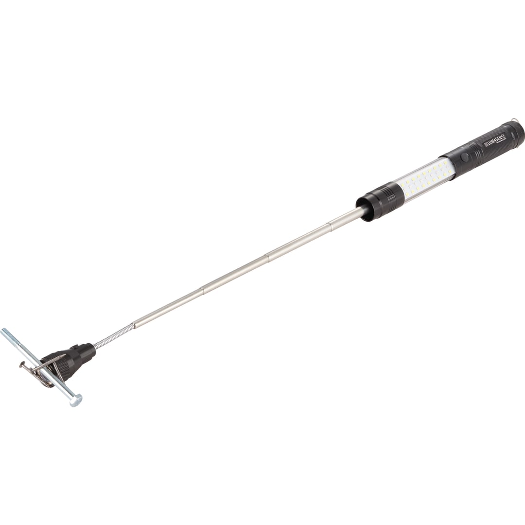 Telescopic Magnetic COB LED Flashlight w/Sidelight 20