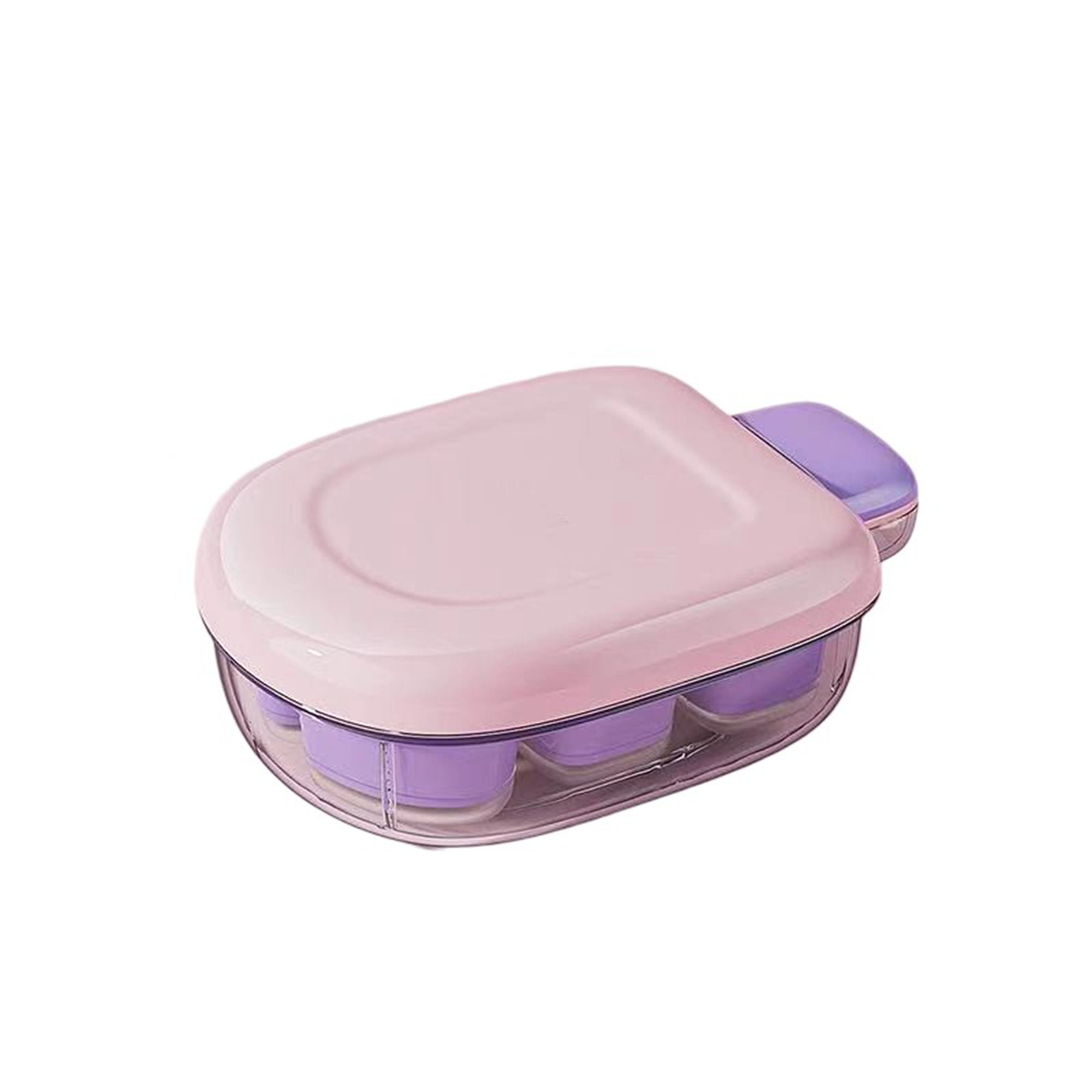 Mini One-Press Ice Cube Tray 4