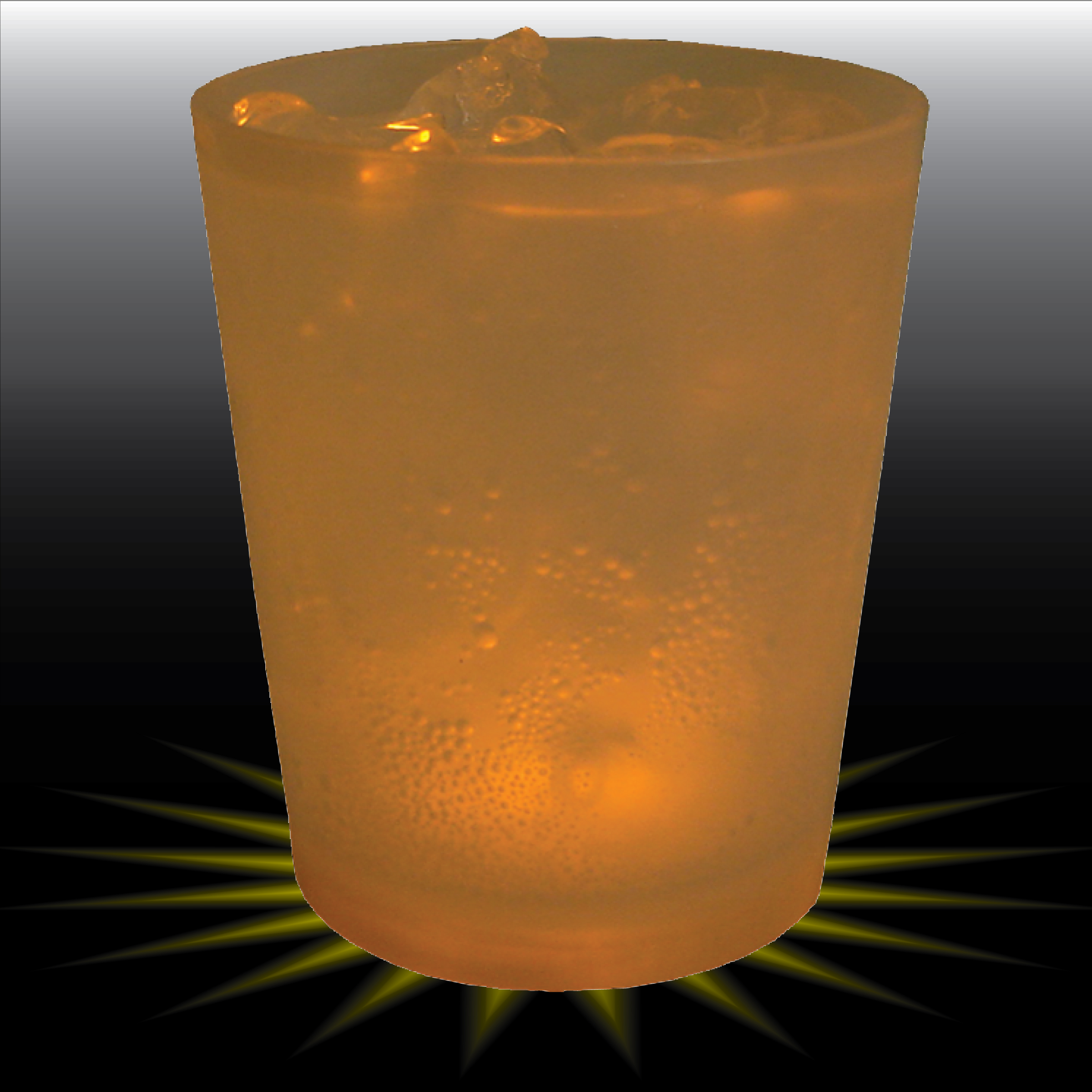 12oz Single Light Plastic Rocks Cup 5